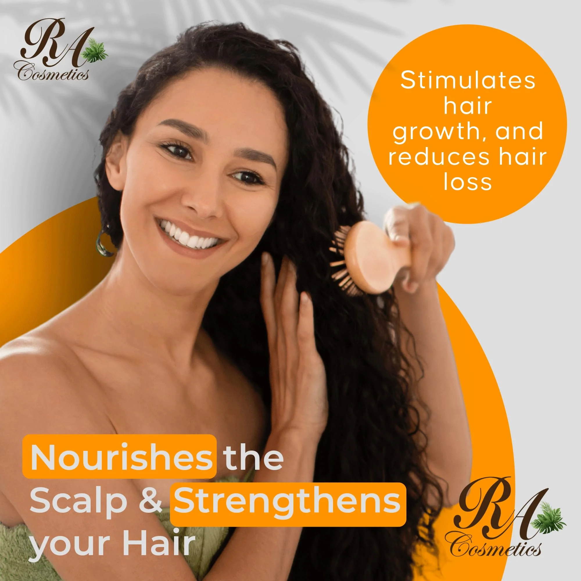 RA COSMETICS 100% Natural Unrefined Batana Hair Oil for Healthy Hair, 16 oz | Dr Sebi Batana Oil Hair Moisturizer for Damaged Hair Repair| Strengthening and Nourishing Hair Conditioner - Image 4