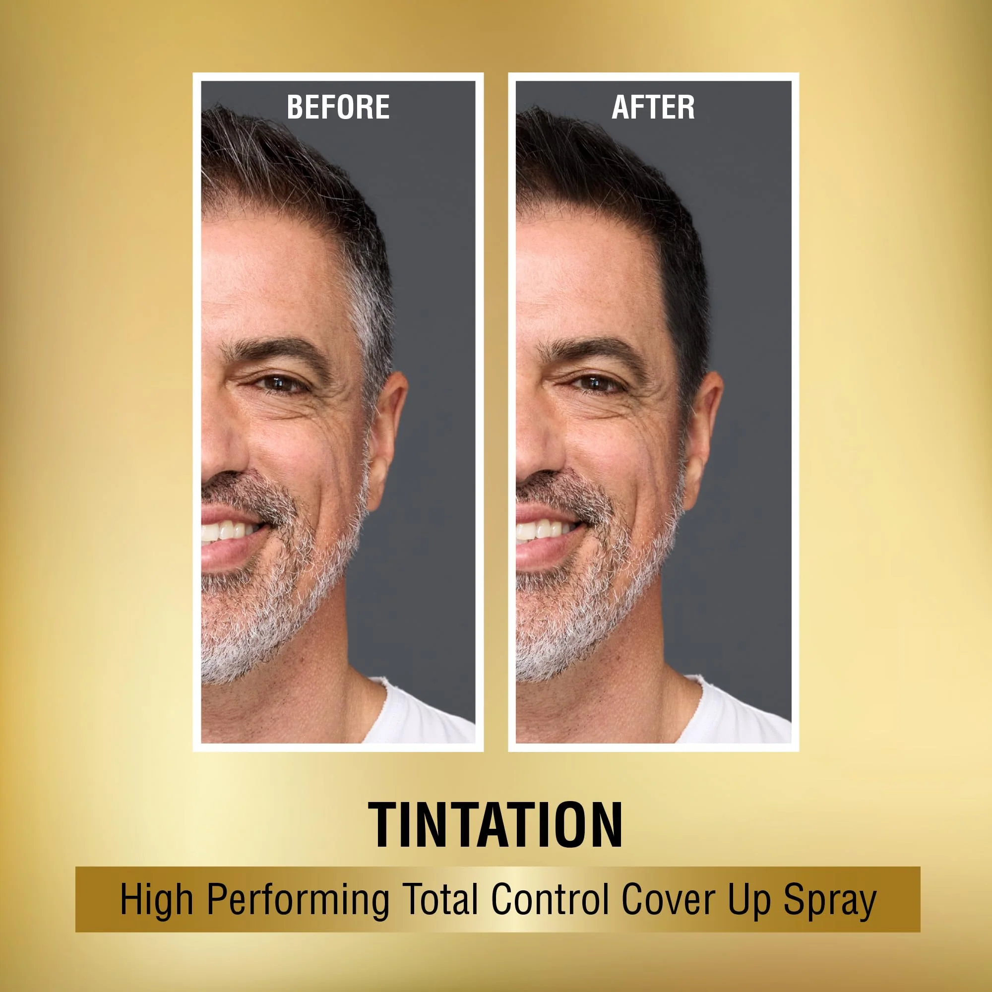 Red by Kiss Tintation Temporary Hair Color Spray, Instant Gray Root Touch Up Coverage, Water-Resistant & Smudge-Proof, Easy Wash Out, Barber & Hairline Touch-Up, Quick-Dry (Black, 2.82 oz) - Image 5