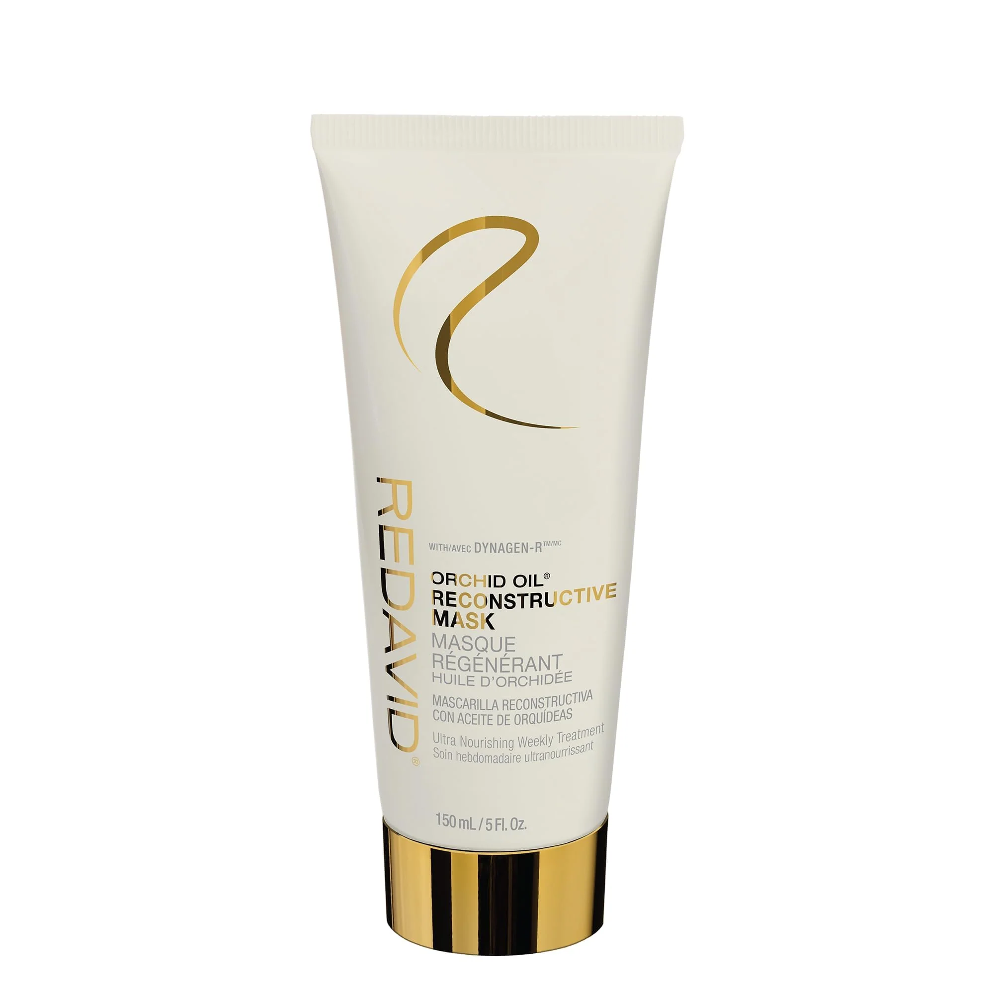 Redavid Orchid Oil Reconstructive Mask - Ultra Nourishing 15 Minute Weekly Treatment with Biofunctional Vitamin E and Coconut Oil for Curly and Damage Hair - Extreme Repair and Reconstruction