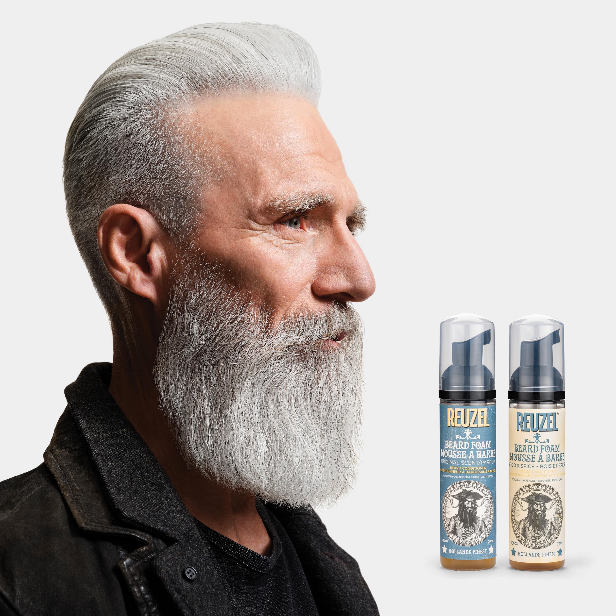 Reuzel Beard Foam, Reduces Beardruff And Itchy Skin, 2.36 Oz - Image 3