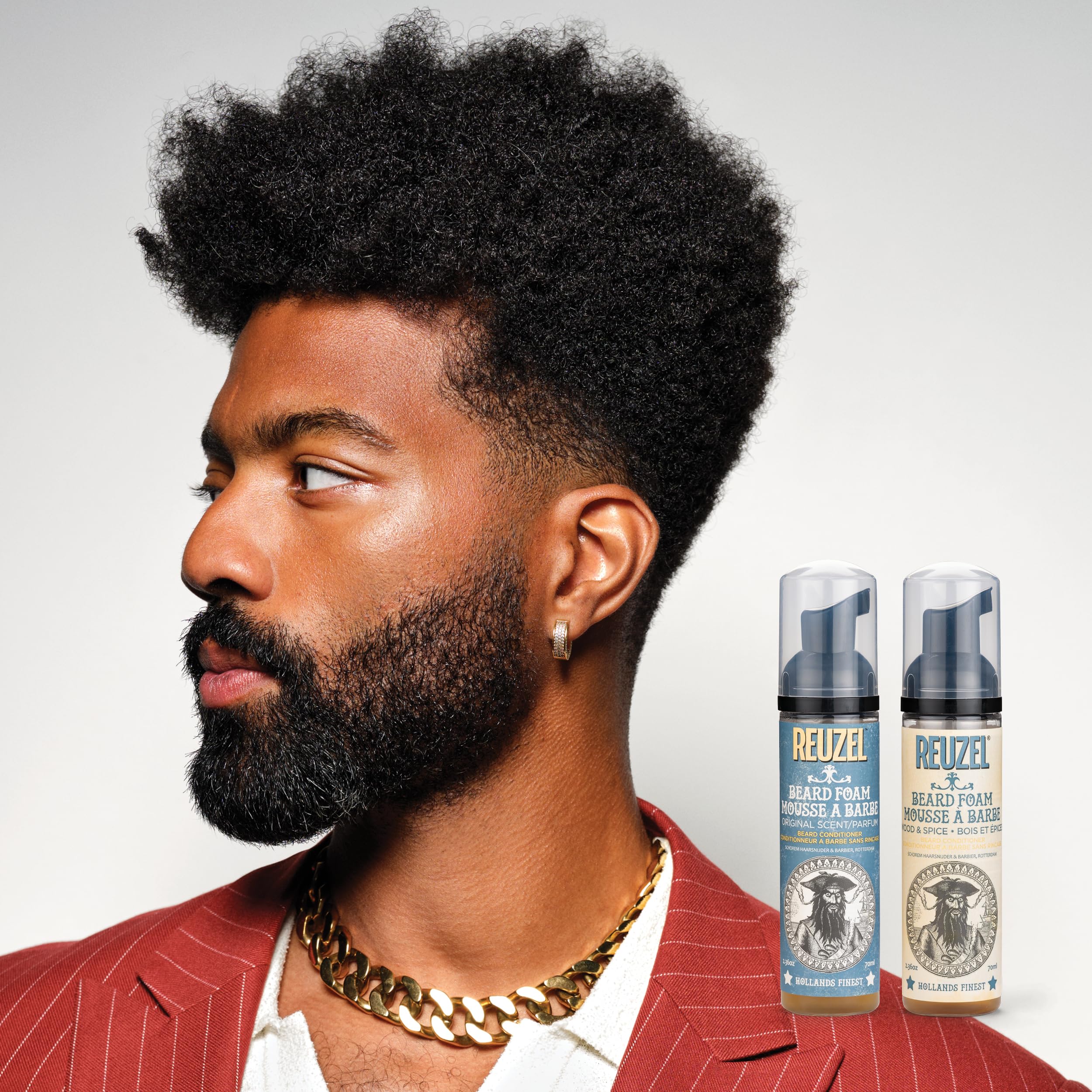 Reuzel Beard Foam, Reduces Beardruff And Itchy Skin, 2.36 Oz - Image 6