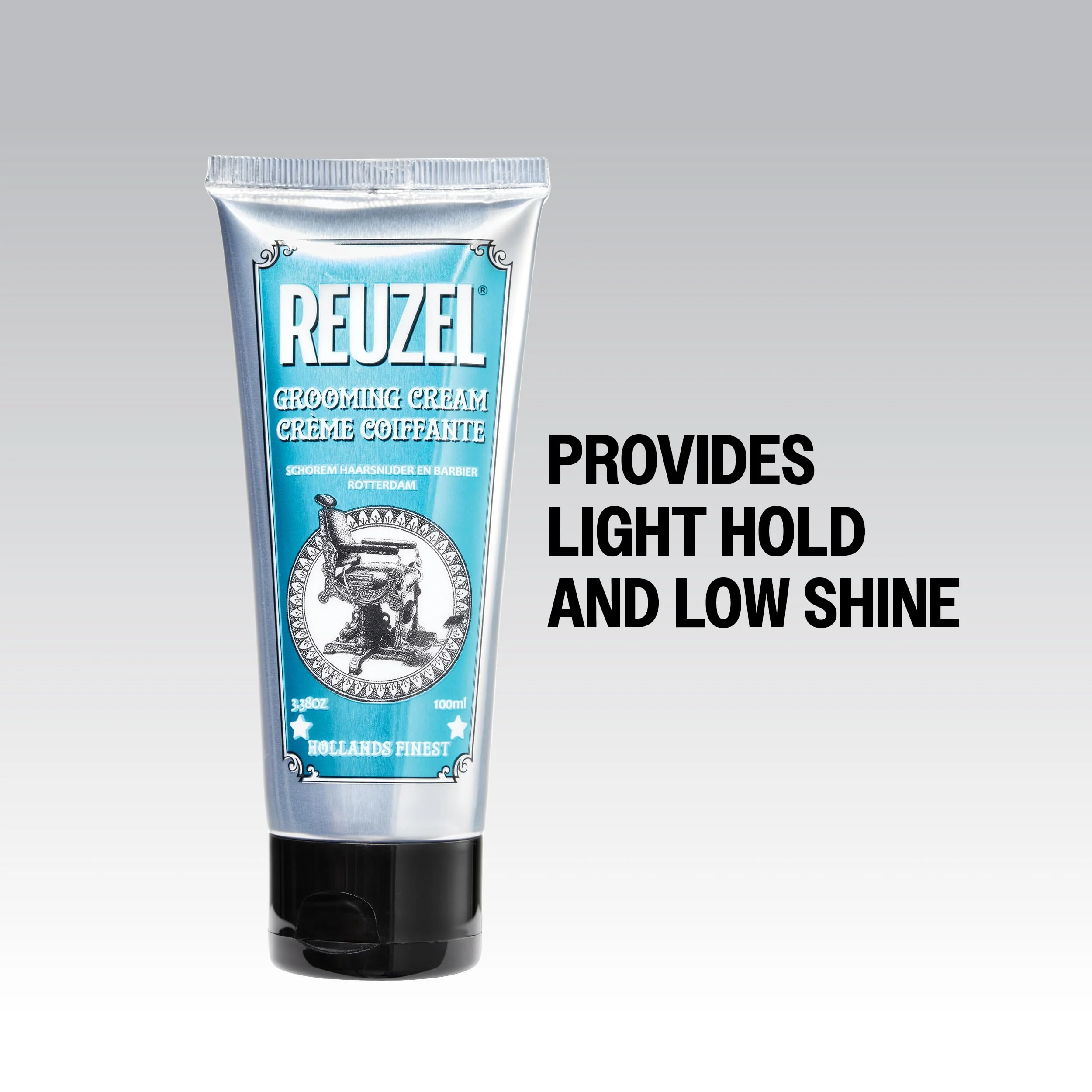 REUZEL Grooming Cream, Pilable Natural Light Hold, Adds Texture and Definition, Moisturizing, Weightless, Easy To Wash Out, Water Based Formula, Sugary Rum Scent, 3.38 oz - Image 5