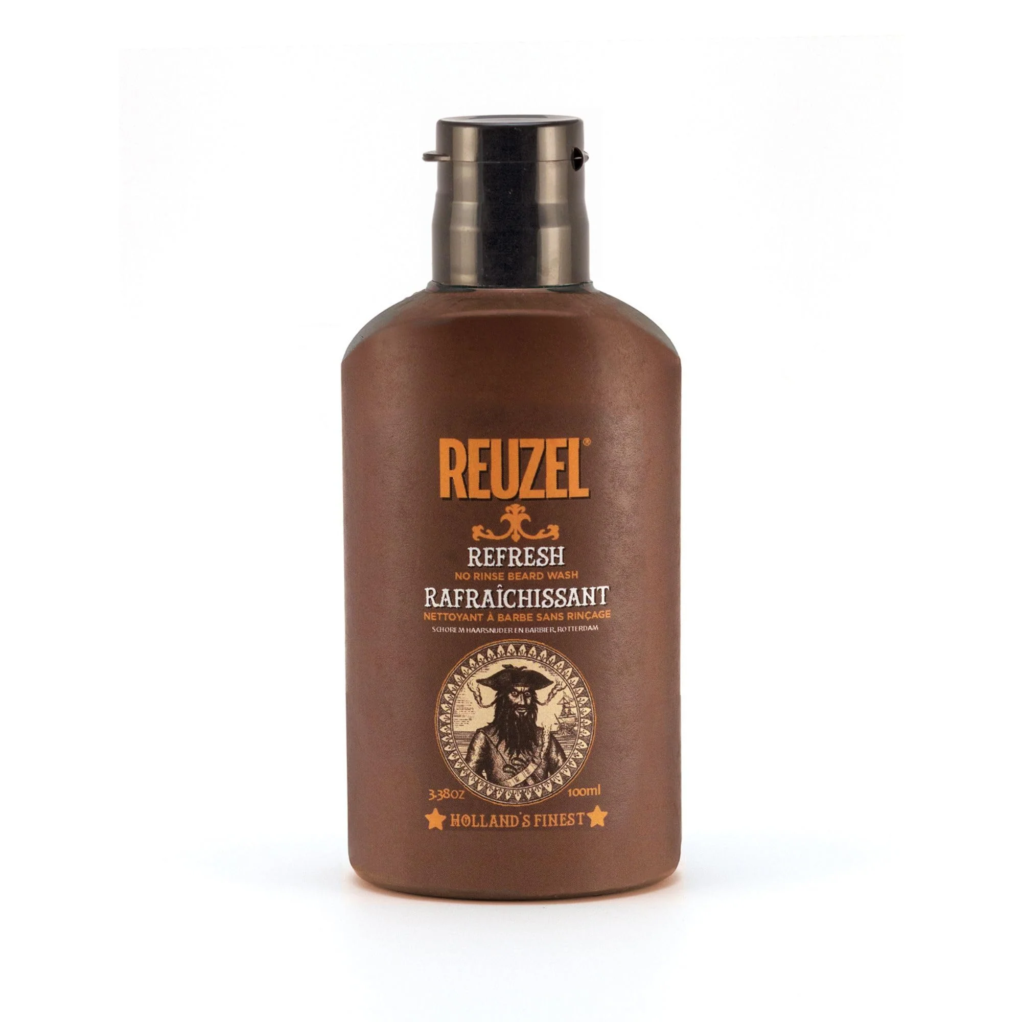 Reuzel Refresh No Rinse Beard Wash, Instantly Freshens Beard, 3.38 oz