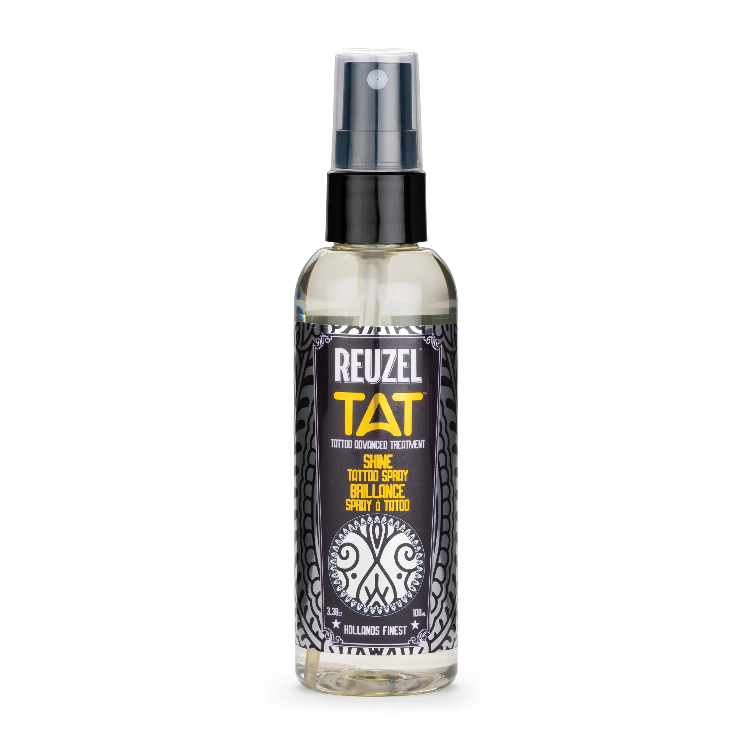 REUZEL Shine Tattoo Spray, Brightens Tattoos, Reveals Color and Definition, Absorbs Fast, Vegan and Non-greasy Formula, Paraben Free, 3.38 oz