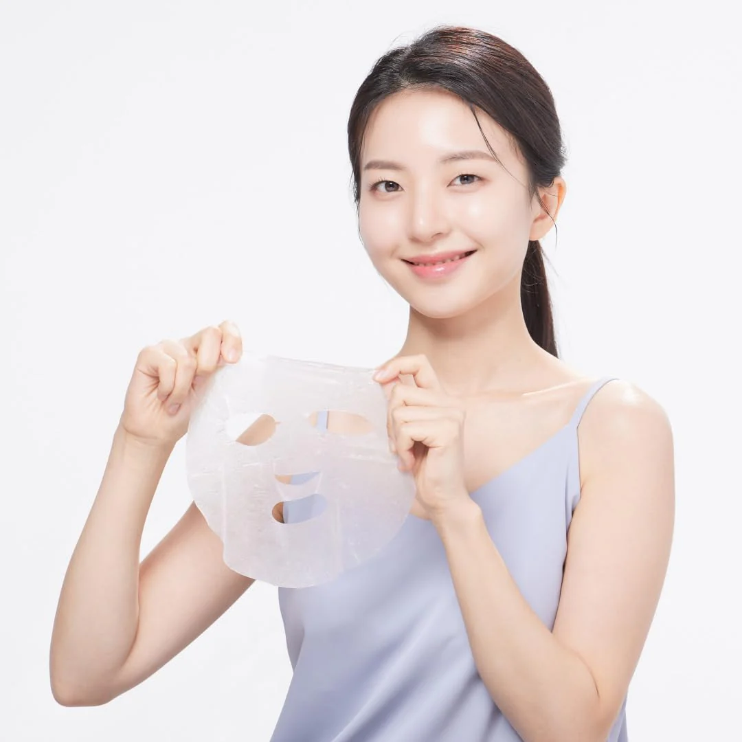 S.NATURE SUPER AQUAGEL OASIS AMPULE MASK | Hydrating, Soothing, Blemish Care | Hyaluronic Acid, Allantoin | Korean Face Mask (10 Count (Pack of 1) - Image 3