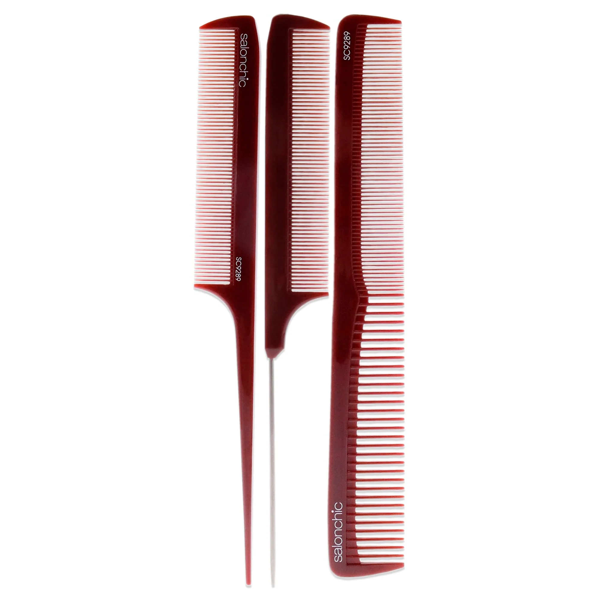 SalonChic SalonChic Comb Set Comb Unisex 3 Pc - Image 2