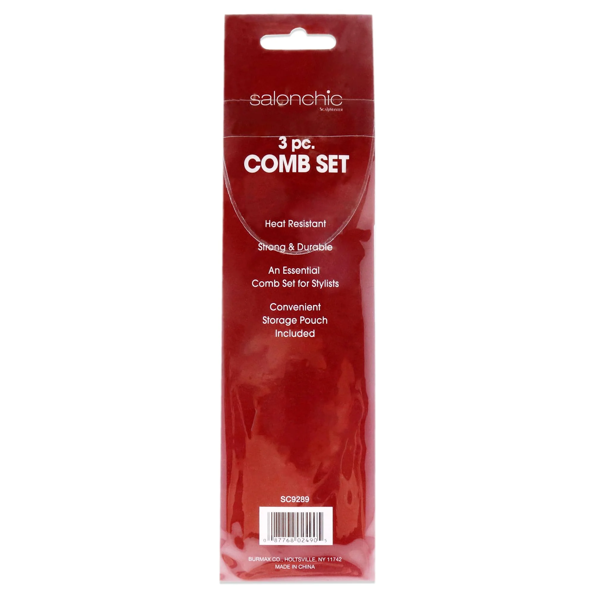 SalonChic SalonChic Comb Set Comb Unisex 3 Pc - Image 4