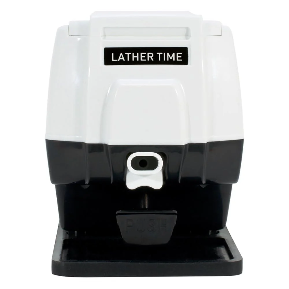 Scalpmaster Professional Hot Lather Machine with Extra Large Soap Cup, Push Button Dispensing, Quick Heating DC Motor, Non-Slip Safety Pad & 8 oz Shave Cream - Image 3