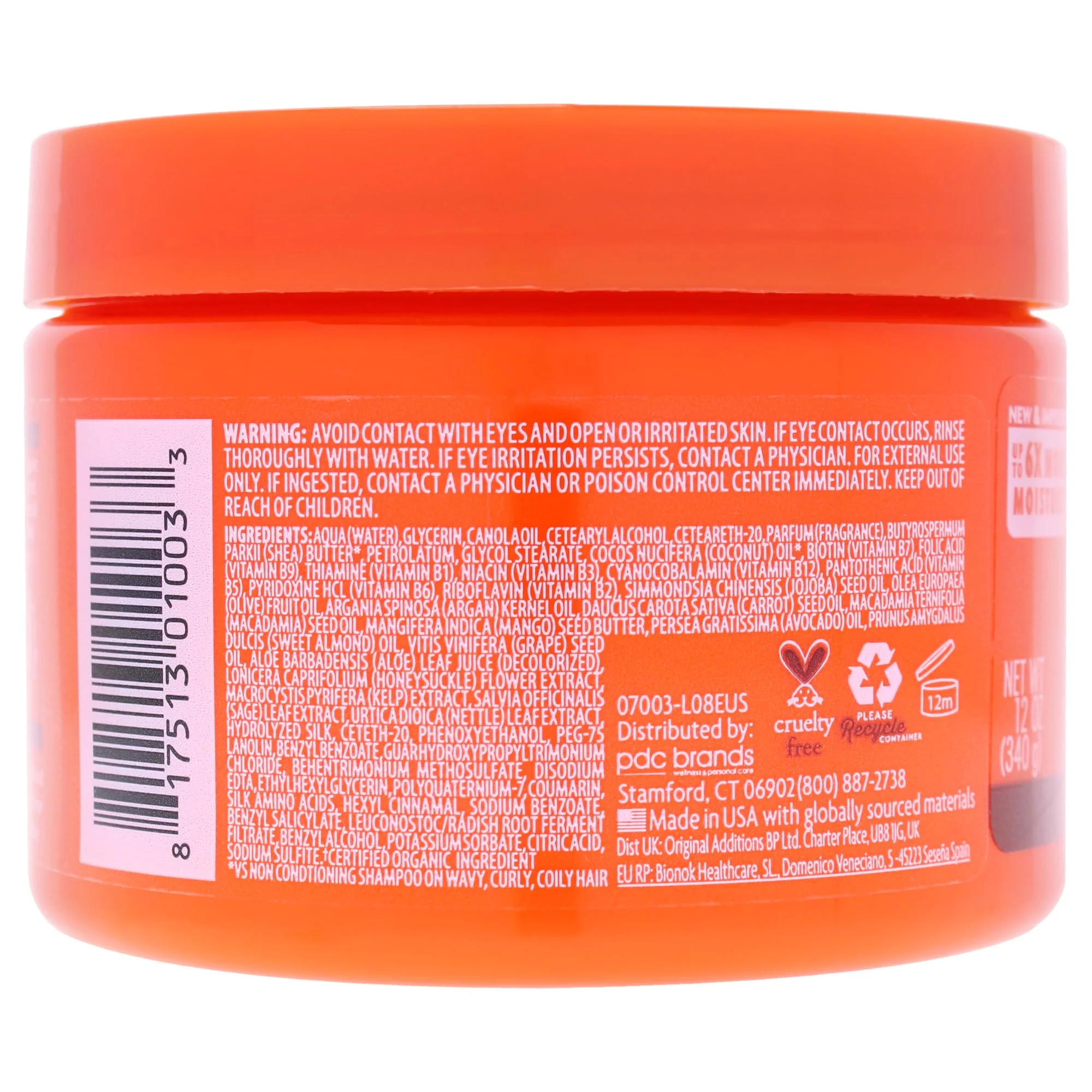 Shea Butter Coconut Curling Cream by Cantu for Unisex - 12 oz Cream - Image 3