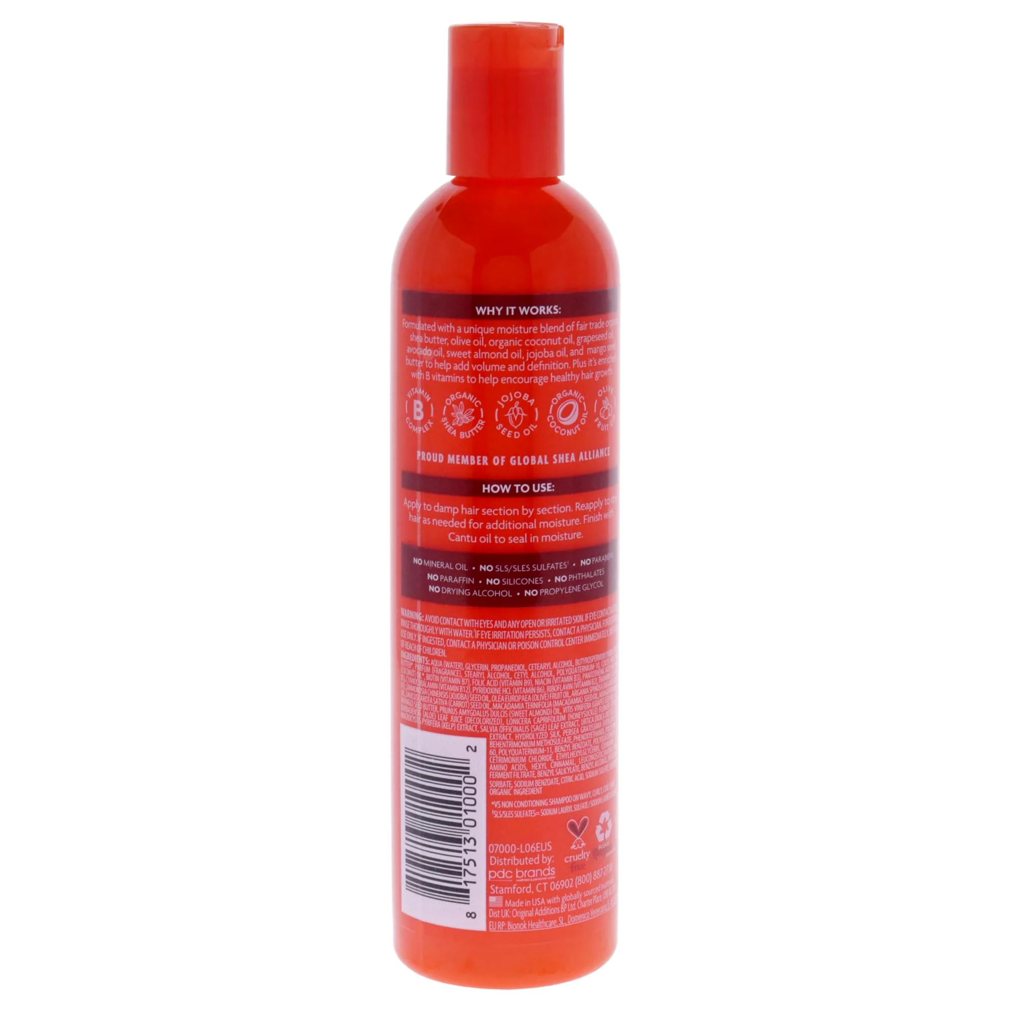 Shea Butter Moisturizing Curl Activator Cream by Cantu for Unisex - 12 oz Cream - Image 7