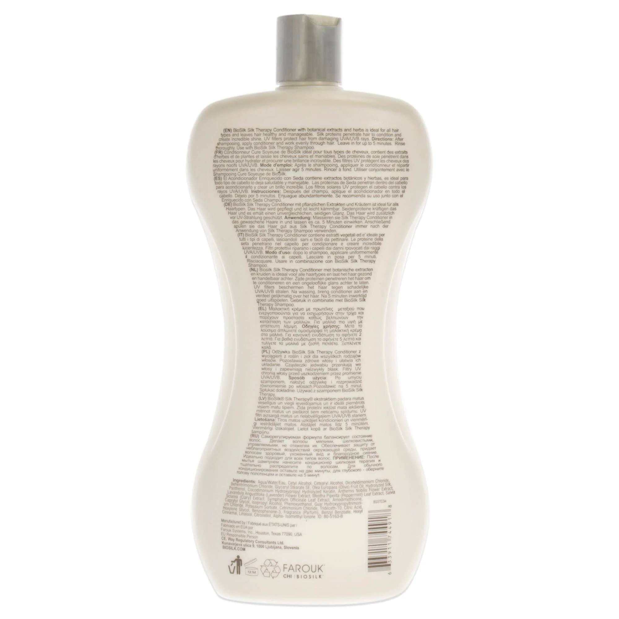 Silk Therapy Conditioner by Biosilk for Unisex - 34 oz Conditioner - Image 2