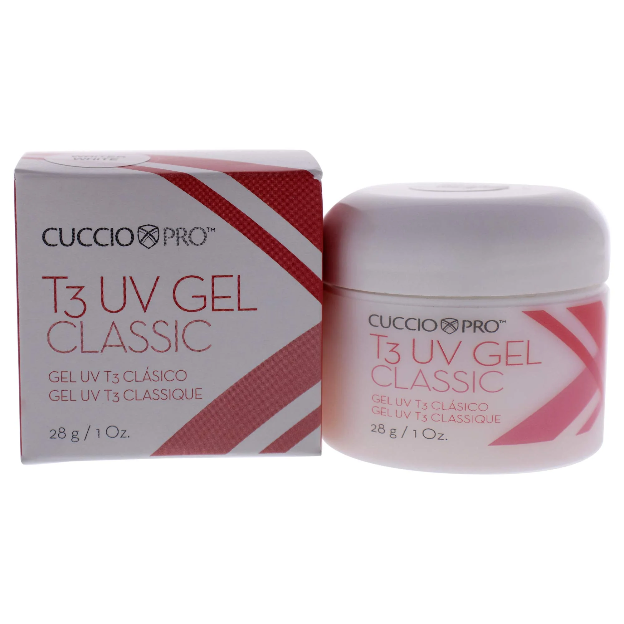 T3 Uv Gel Classic - Whiter White by Cuccio Pro for Women - 1 oz Nail Gel