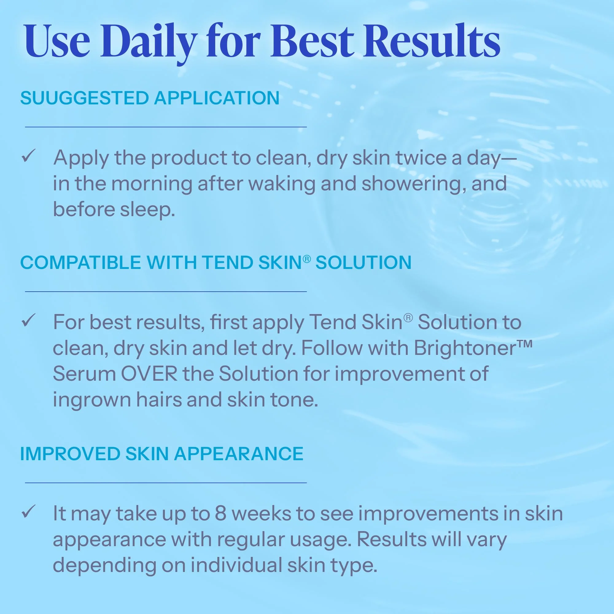 Tend Skin Brightoner Serum Roll On, Improves Appearance Of Uneven Skin Tone, Patches, and Dark Spots, Advanced Formula for Face and Body, 2.5 Oz - Image 5
