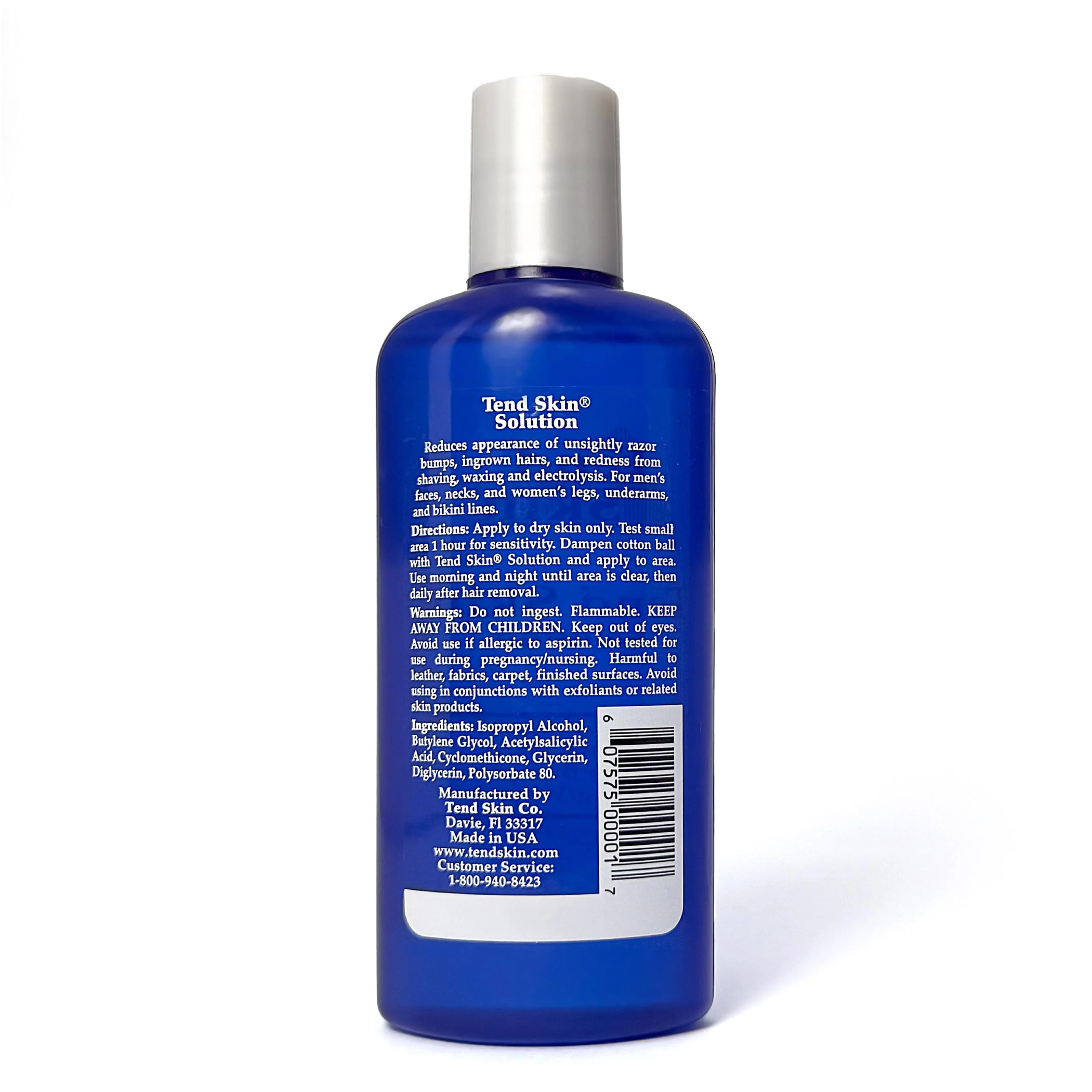 Tend Skin Solution for Unsightly Razor Bumps, Ingrown Hair and Razor Burns, Post Shaving and Waxing Toner for Men and Women, Made in USA, 4 Oz - Image 5