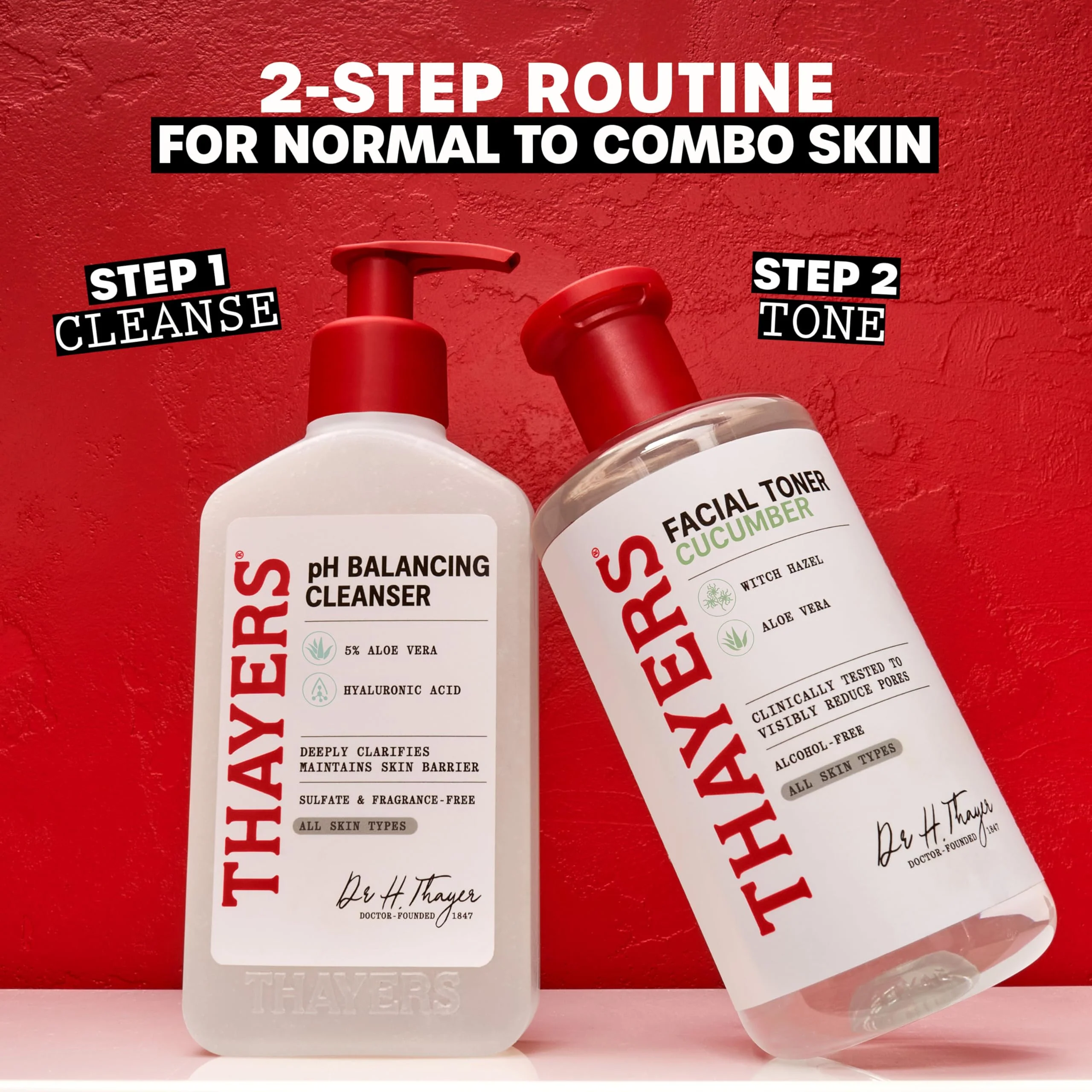 THAYERS Alcohol-Free, Hydrating Original Witch Hazel Facial Toner with Aloe Vera Formula, Vegan, Dermatologist Tested and Recommended, 12 Oz (Packaging May Vary) - Image 9