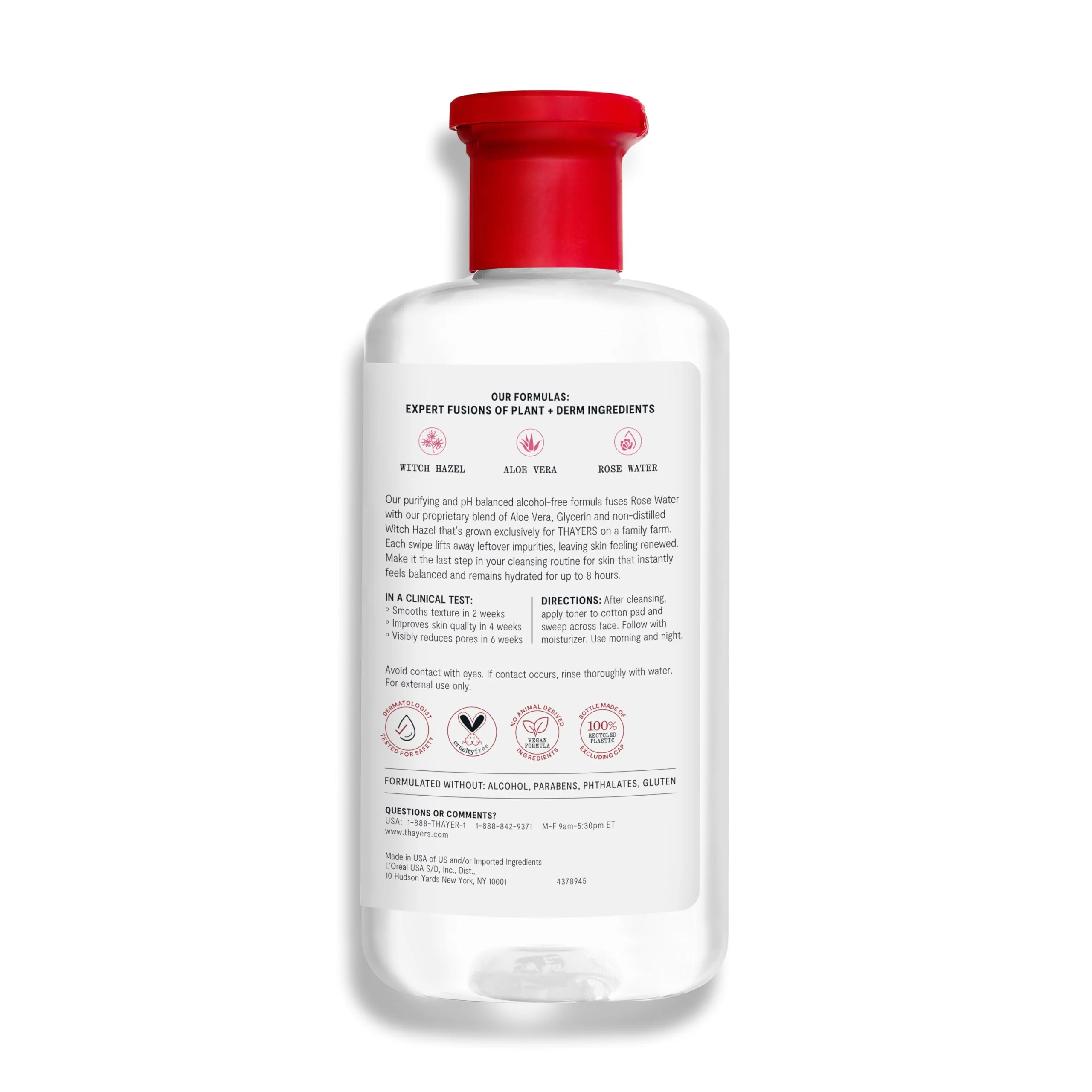 Thayers Facial Toner, Witch Hazel with Aloe Vera, Rose Petal, 12 Fl Oz - Image 2