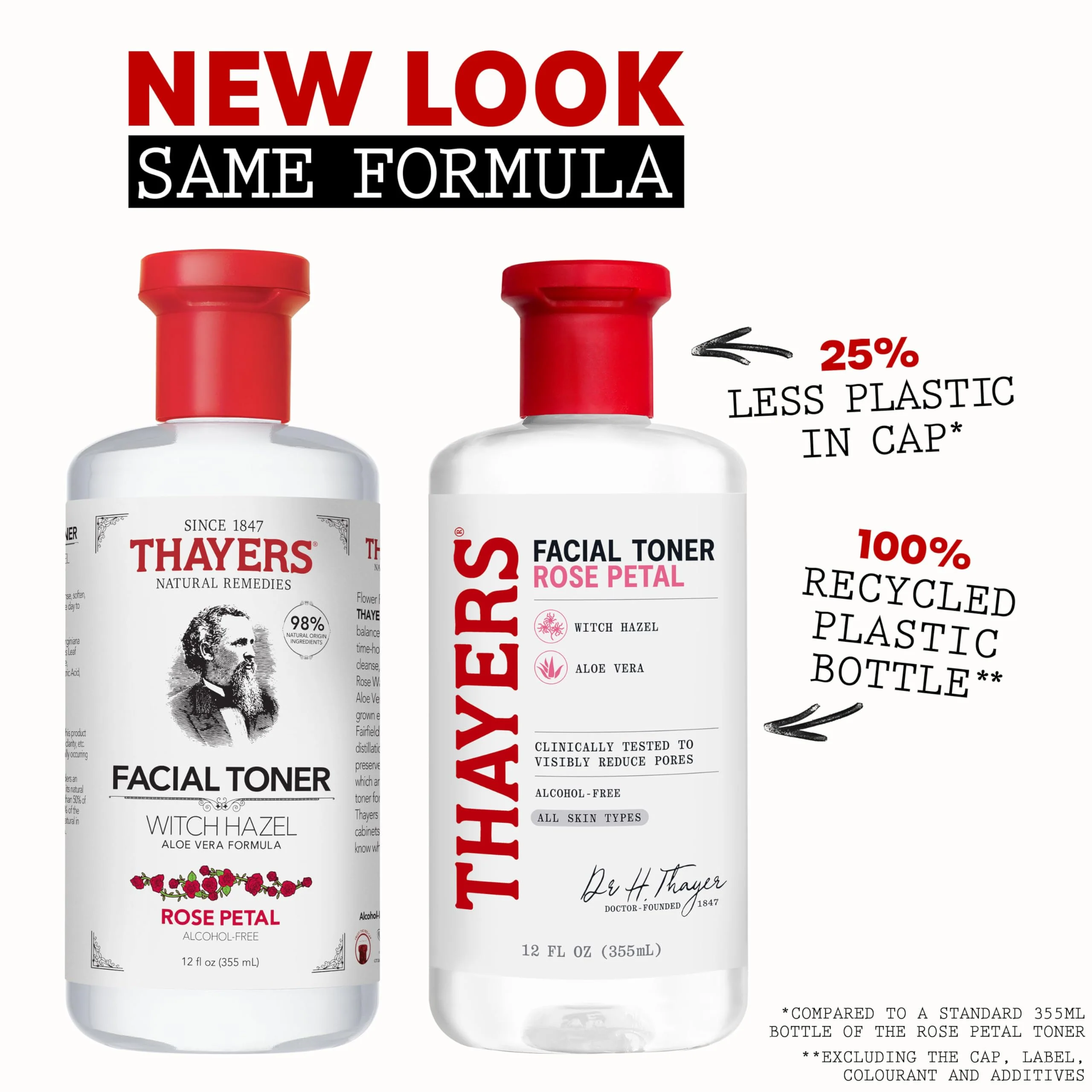 Thayers Facial Toner, Witch Hazel with Aloe Vera, Rose Petal, 12 Fl Oz - Image 7