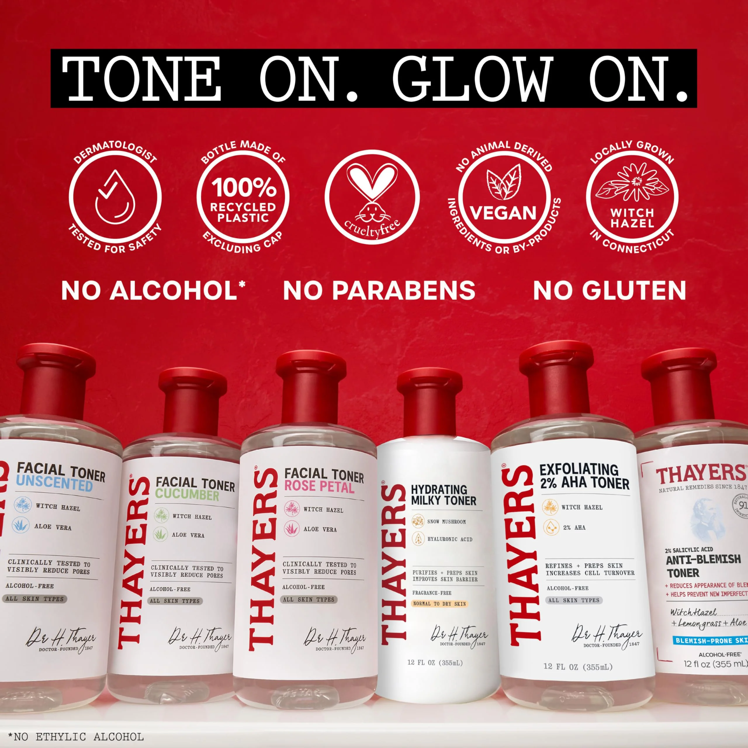 Thayers Facial Toner, Witch Hazel with Aloe Vera, Rose Petal, 12 Fl Oz - Image 9