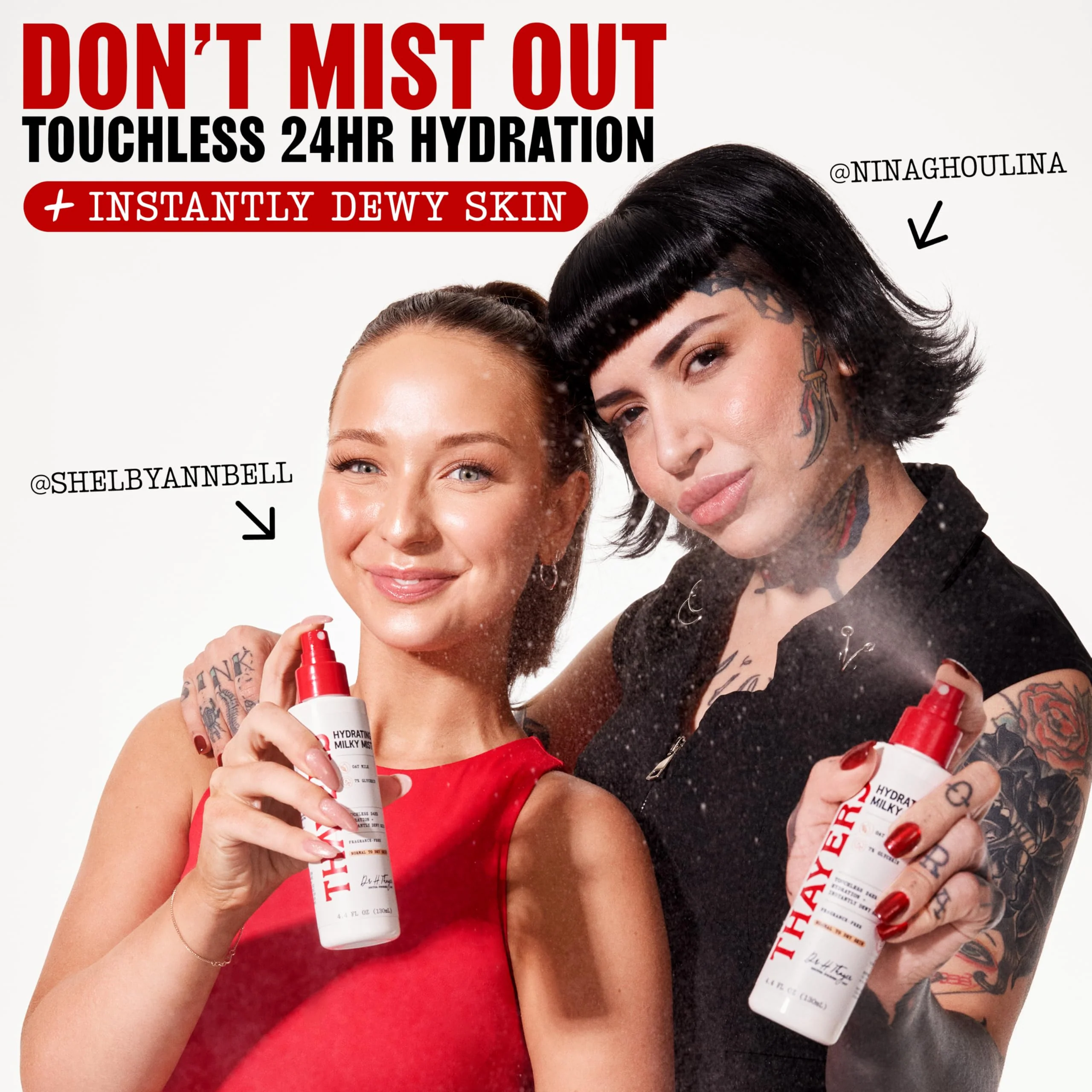 THAYERS Milky Mist with Oat Milk & 7% Glycerin, Facial Spray for Skin Barrier Repair & 24 Hour Hydration, Toner Spray Made for All Skin Types, Fragrance-Free, 4.4 fl oz - Image 3