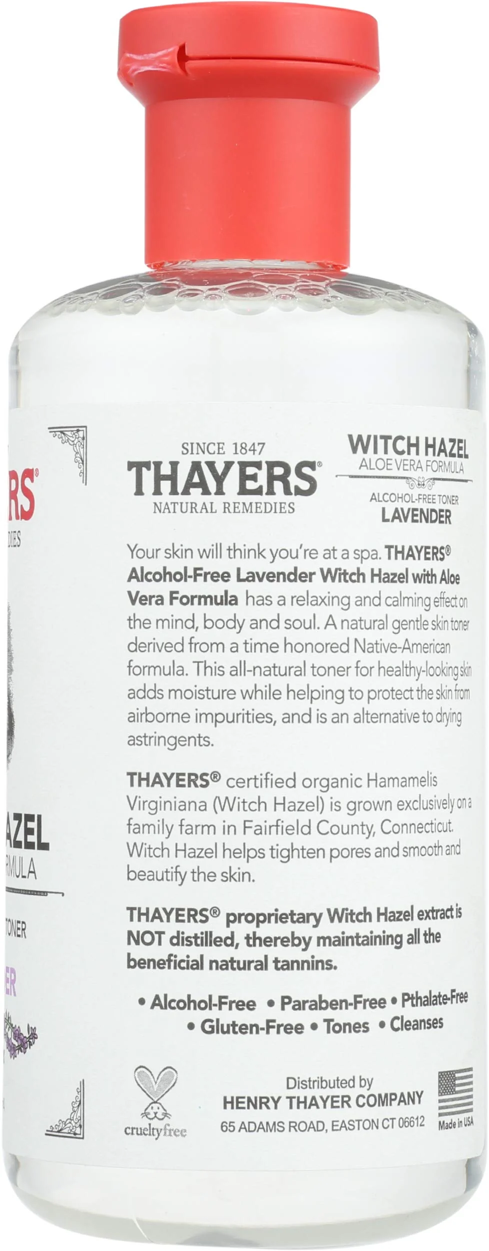 Thayers Natural Remedies Witch Hazel Lavendar - Alcohol Free 12 fl oz (355 ml) Liquid - Image 5