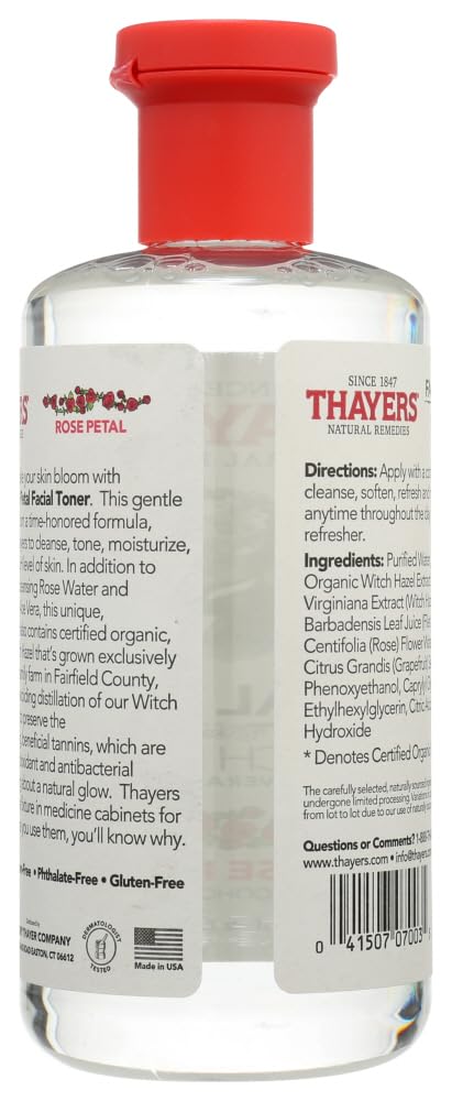 Thayer's Rose Witch Hazelalcohol Free 1x 12 Oz - Image 3