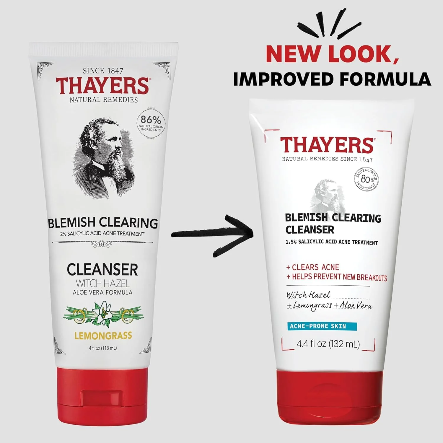 THAYERS Witch Hazel Blemish Cleanser, 4 Ounce - Image 2