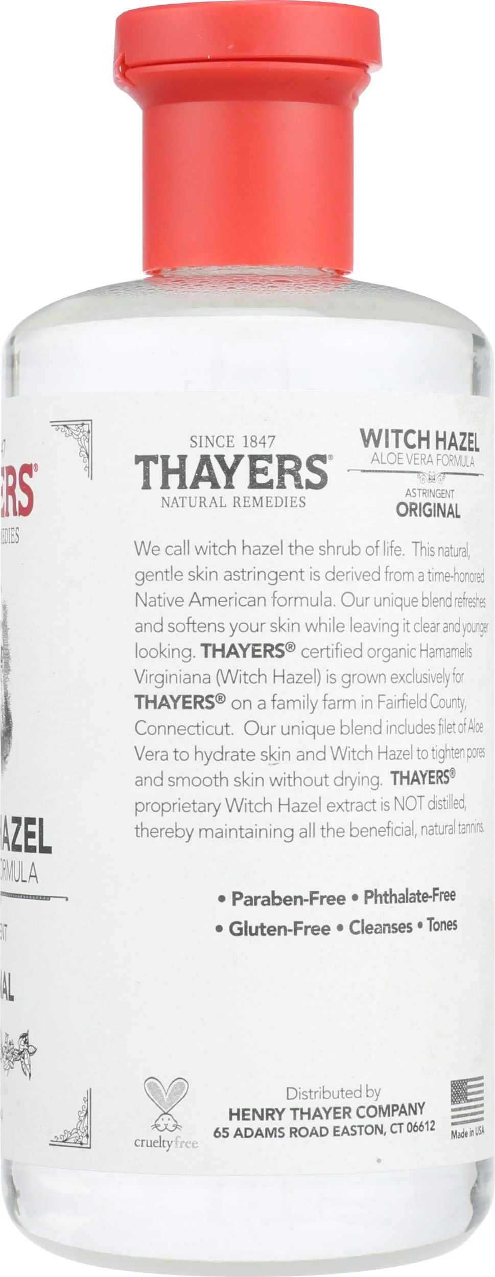 Thayers Witch Hazel with Aloe Vera, Original Astringent 12 oz - Image 5
