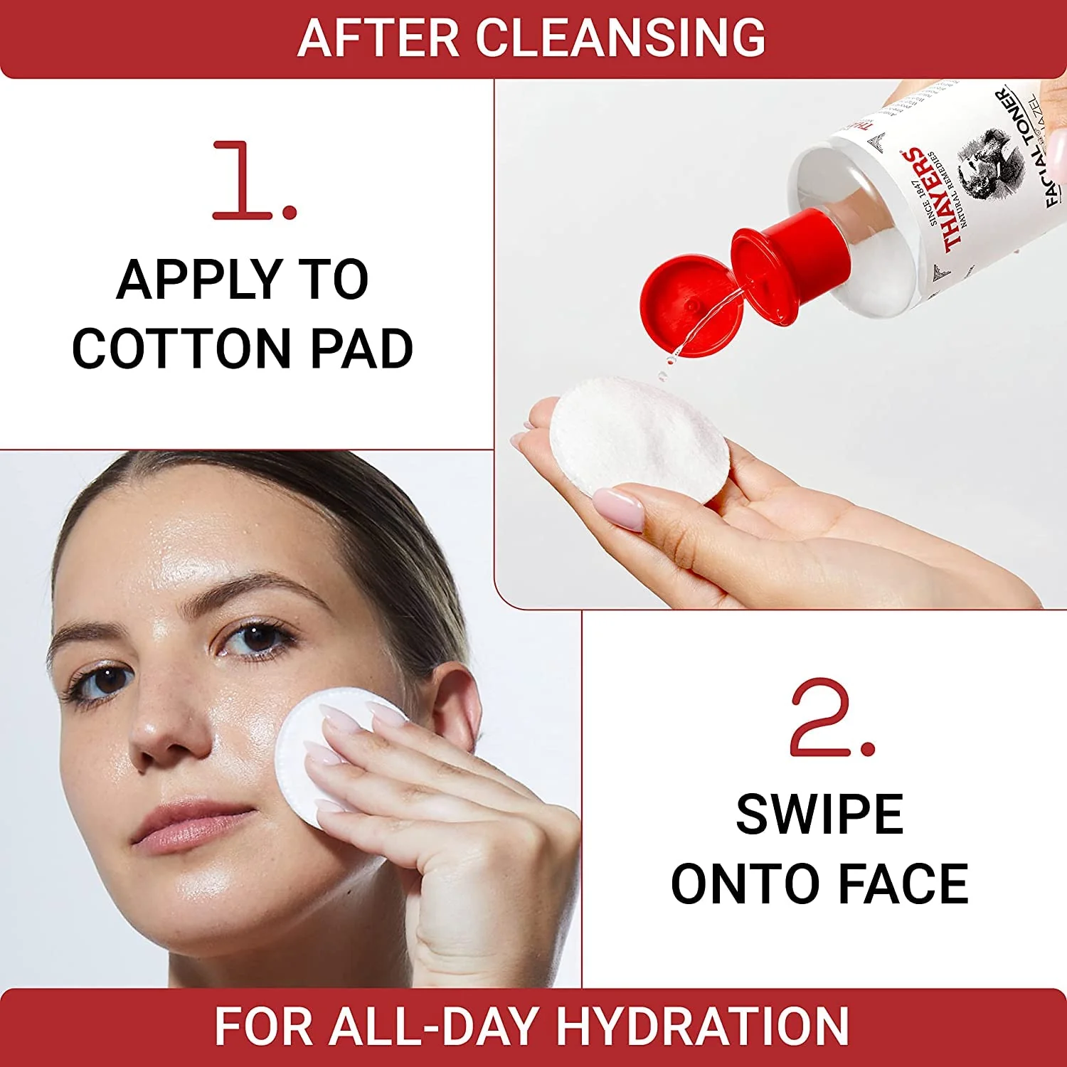 Thayers Witch Hazel with Aloe Vera Rose Petal - 12 fl oz - Image 4