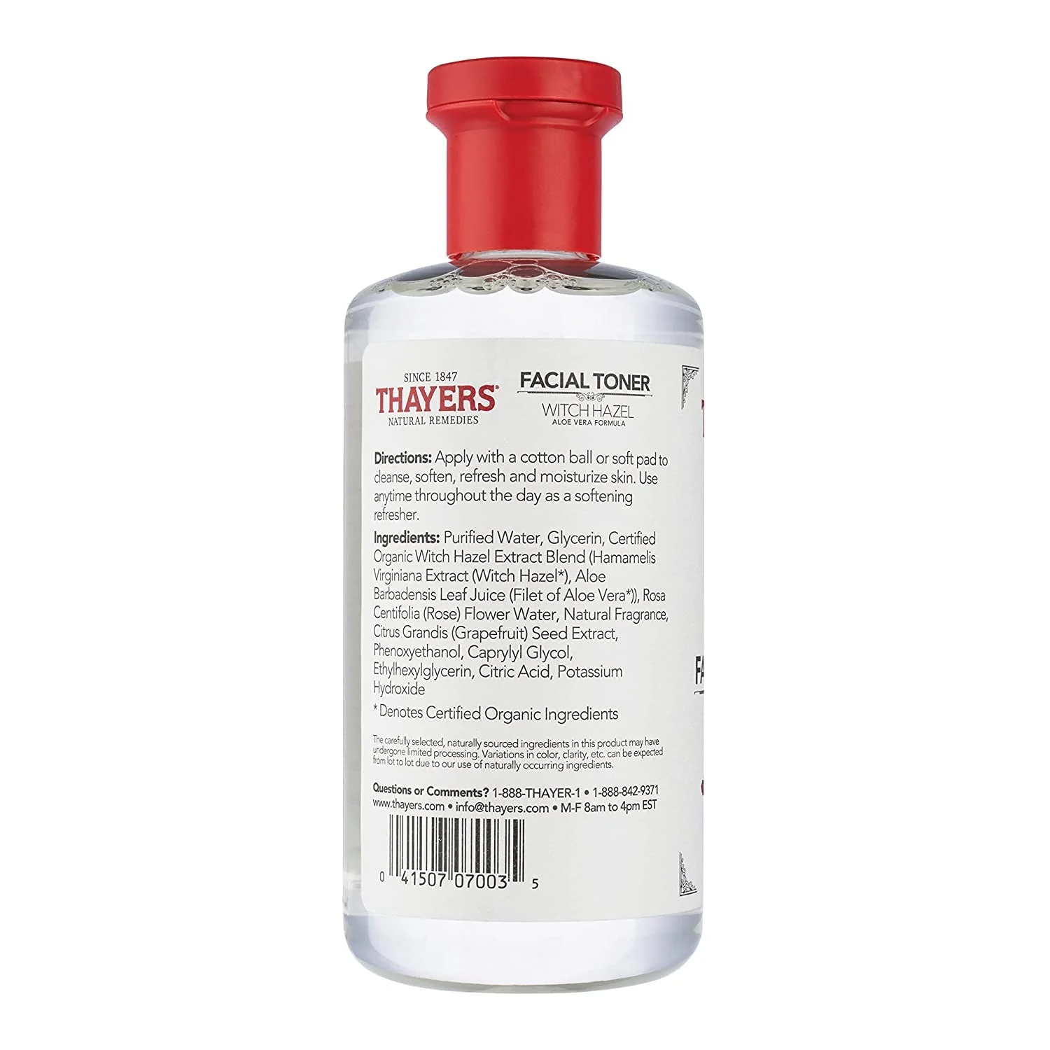 Thayers Witch Hazel with Aloe Vera Rose Petal - 12 fl oz - Image 6
