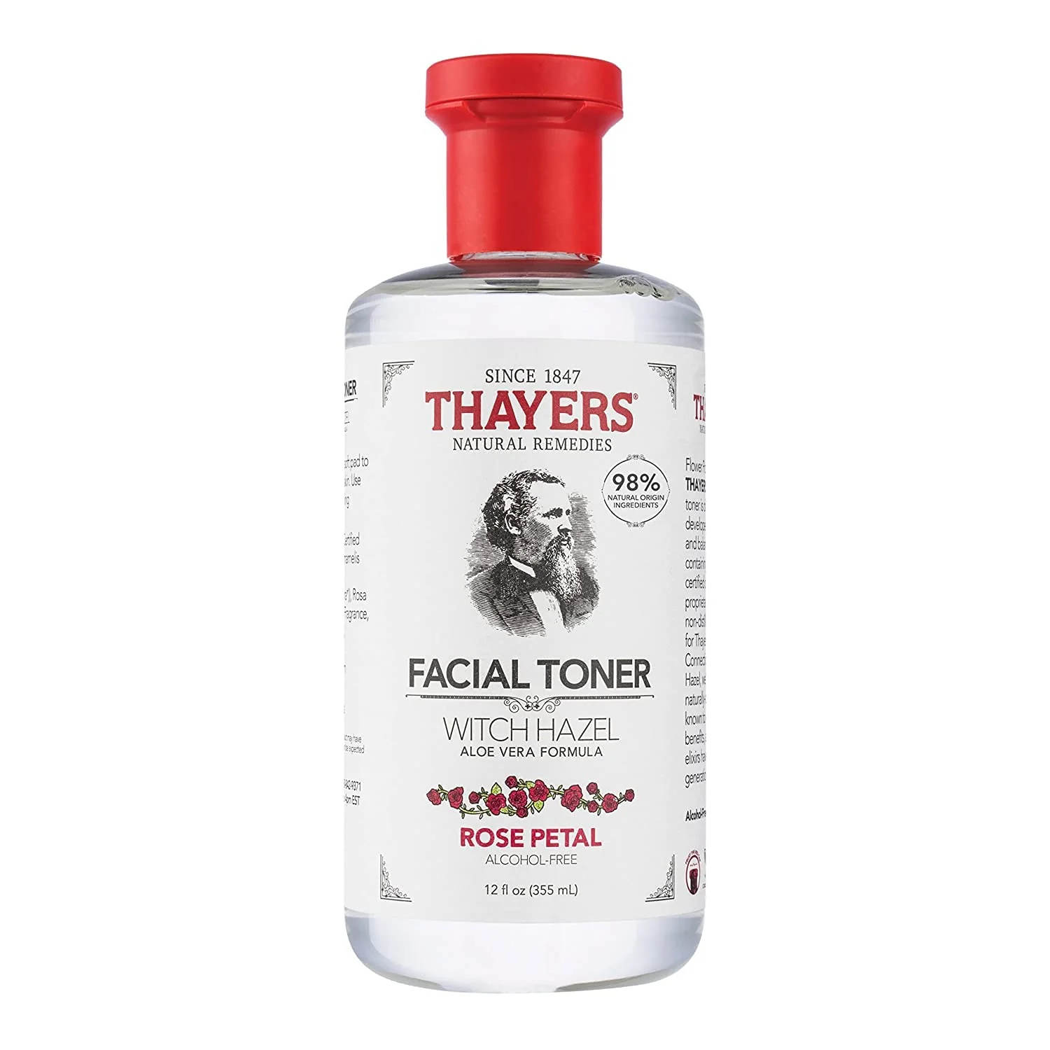 Thayers Witch Hazel with Aloe Vera Rose Petal - 12 fl oz - Image 7