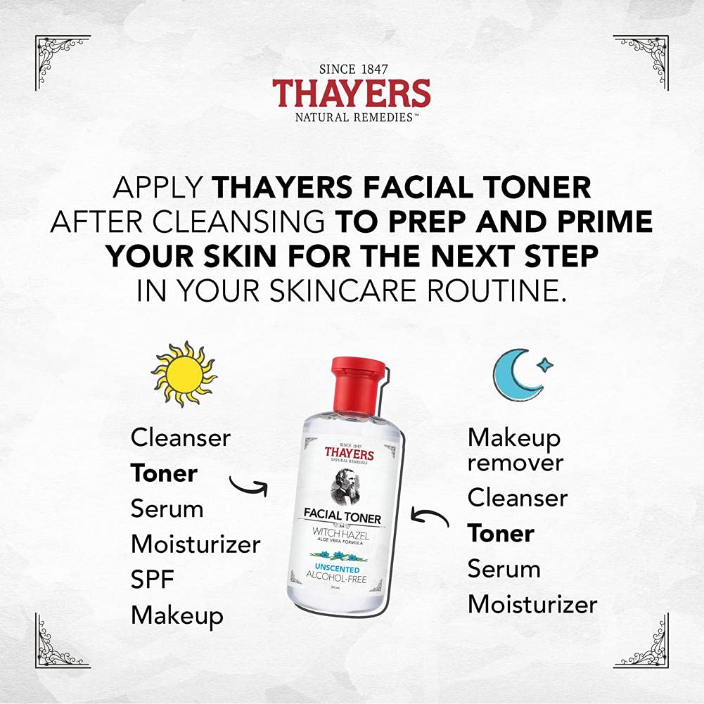 Thayers Witch Hazel With Aloe Vera Unscented - 12 Fl Oz - Image 8