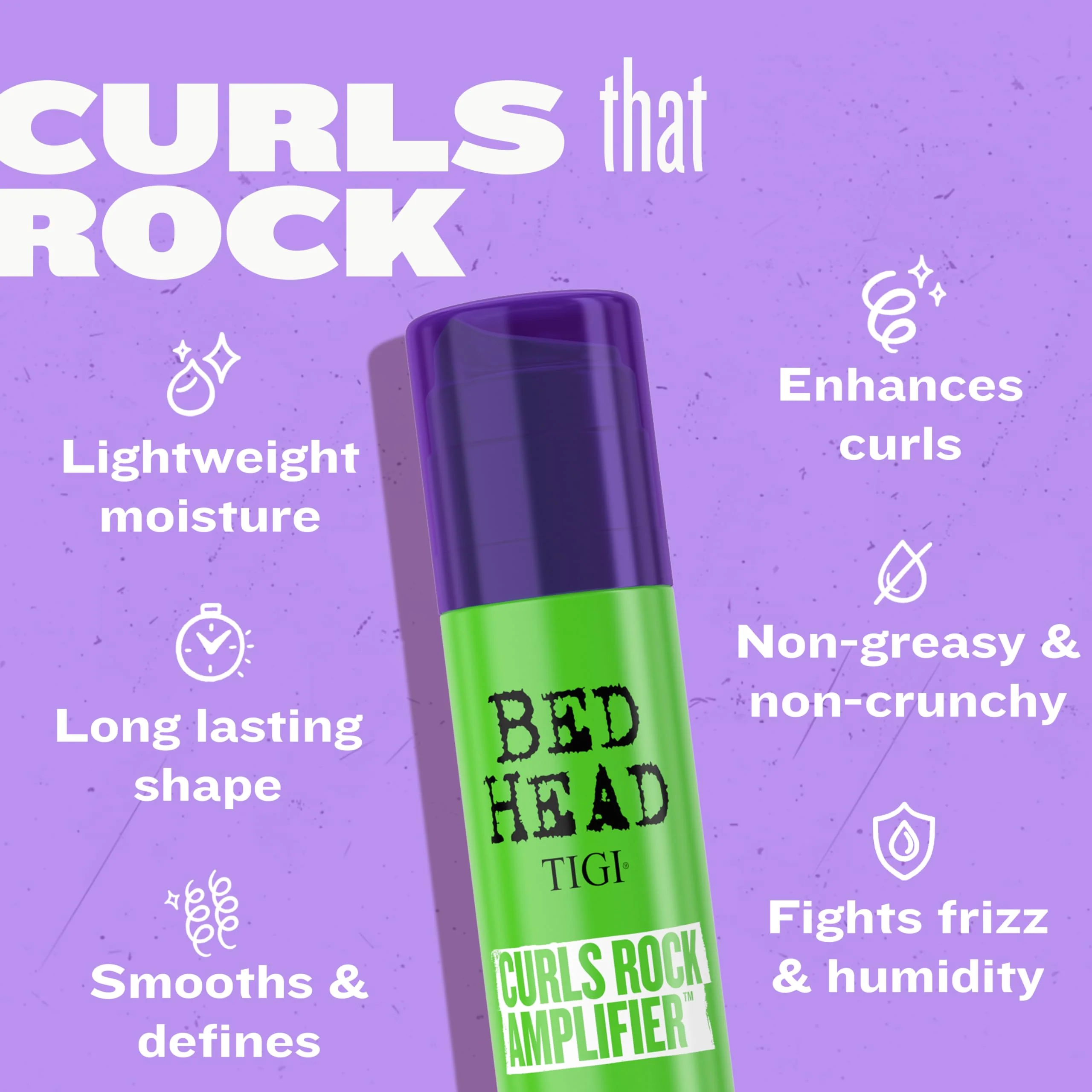 TIGI Bed Head Curls Rock Amplifier Curl Cream for Definition and Enhancement of All Curly Hair Types, 3.38 fl oz - Image 3