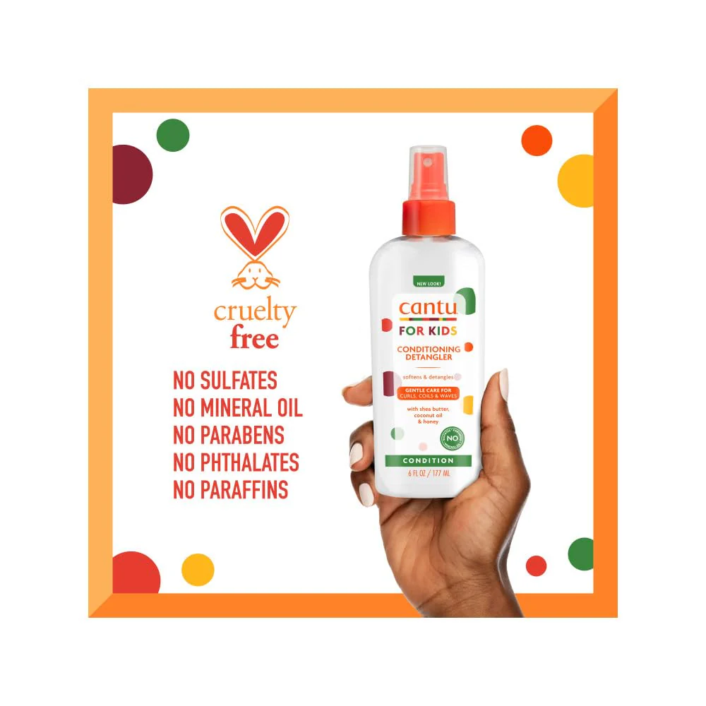 U/S/H/Cantu Kids Conditioner Detangler 6z - Image 4