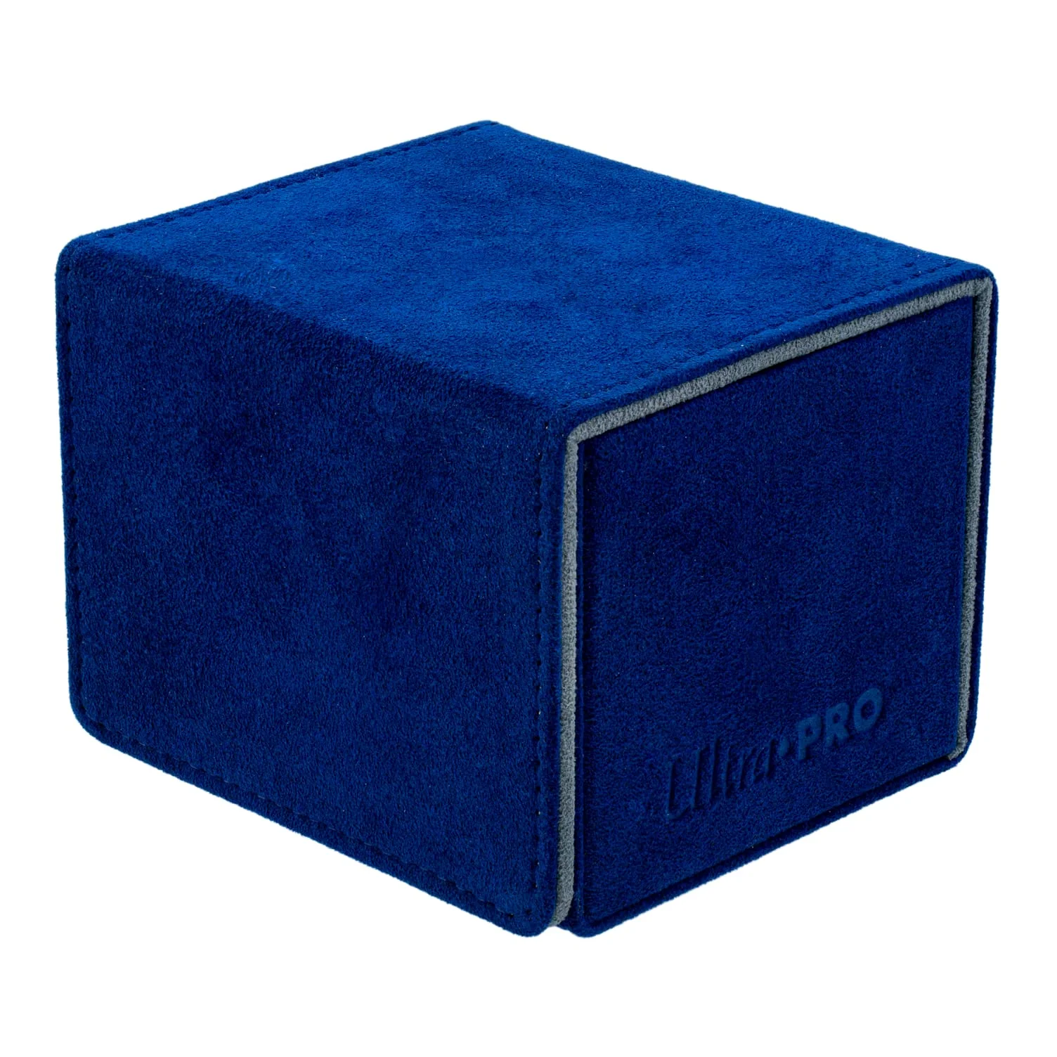 Ultra Pro - Vivid Alcove Edge Deck Box (Blue) - Protect and Store up to 100 Double Sleeves Standard Size Cards, Perfect for Sports Cards, Gaming Cards & Collectible Trading Cards - Image 4