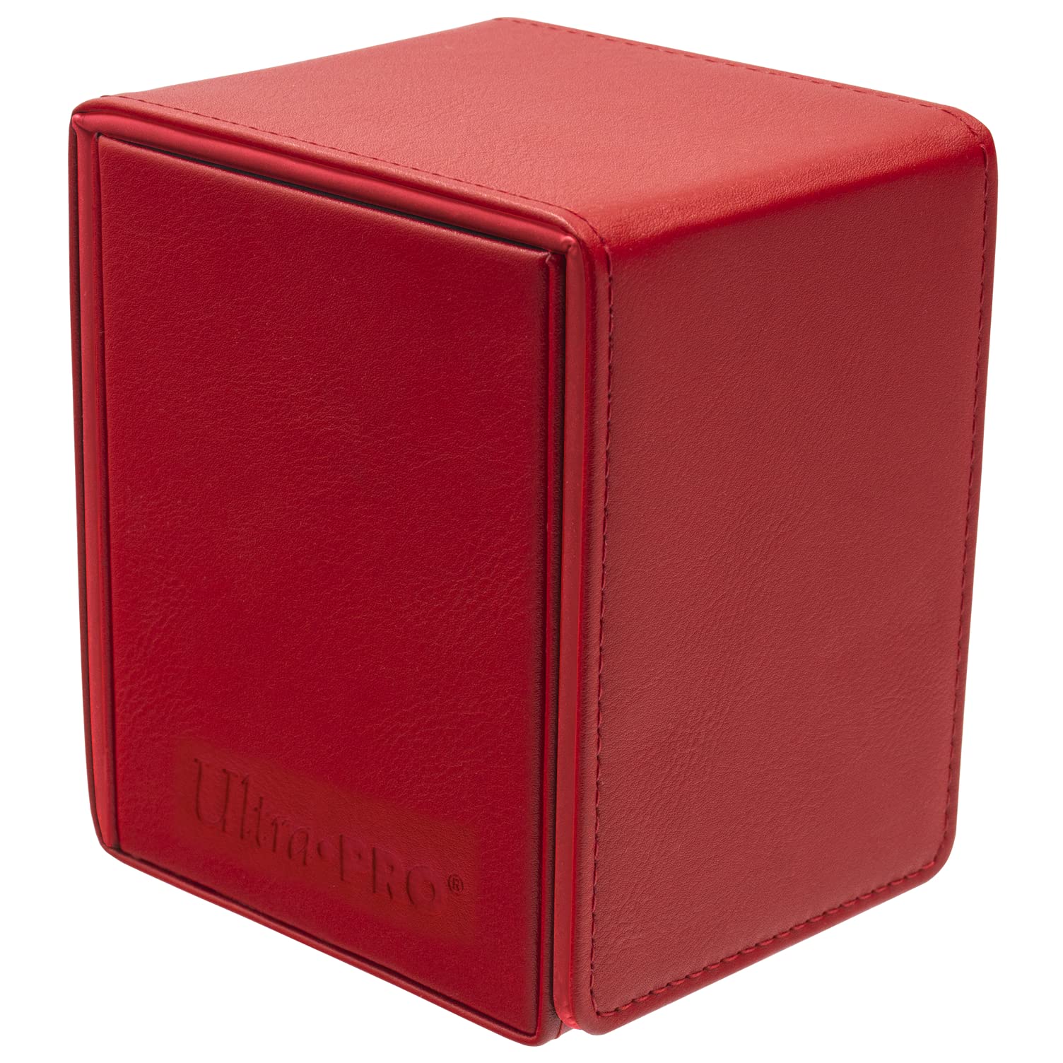 Ultra Pro - Vivid Alcove Flip Card Deck Box (Red) - Stores & Protects Up To 100 Standard Size Collectible Cards, Baseball, Gaming, Sports or Any Standard Size Cards In Collections - Image 3