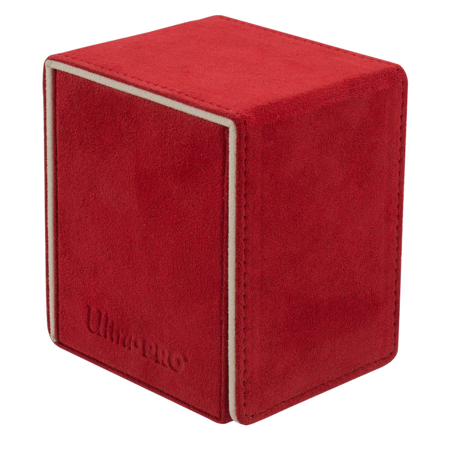 Ultra Pro - Vivid Alcove Flip Deck Box (Red) - Protect and Store up to 100 Double Sleeves Standard Size Cards, Perfect for Sports Cards, Gaming Cards & Collectible Trading Cards - Image 4