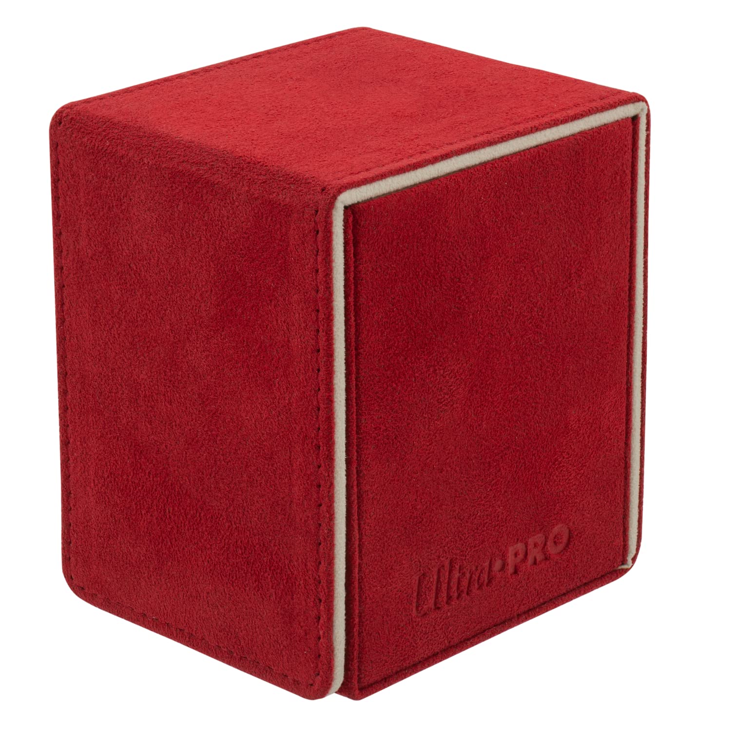 Ultra Pro - Vivid Alcove Flip Deck Box (Red) - Protect and Store up to 100 Double Sleeves Standard Size Cards, Perfect for Sports Cards, Gaming Cards & Collectible Trading Cards - Image 5