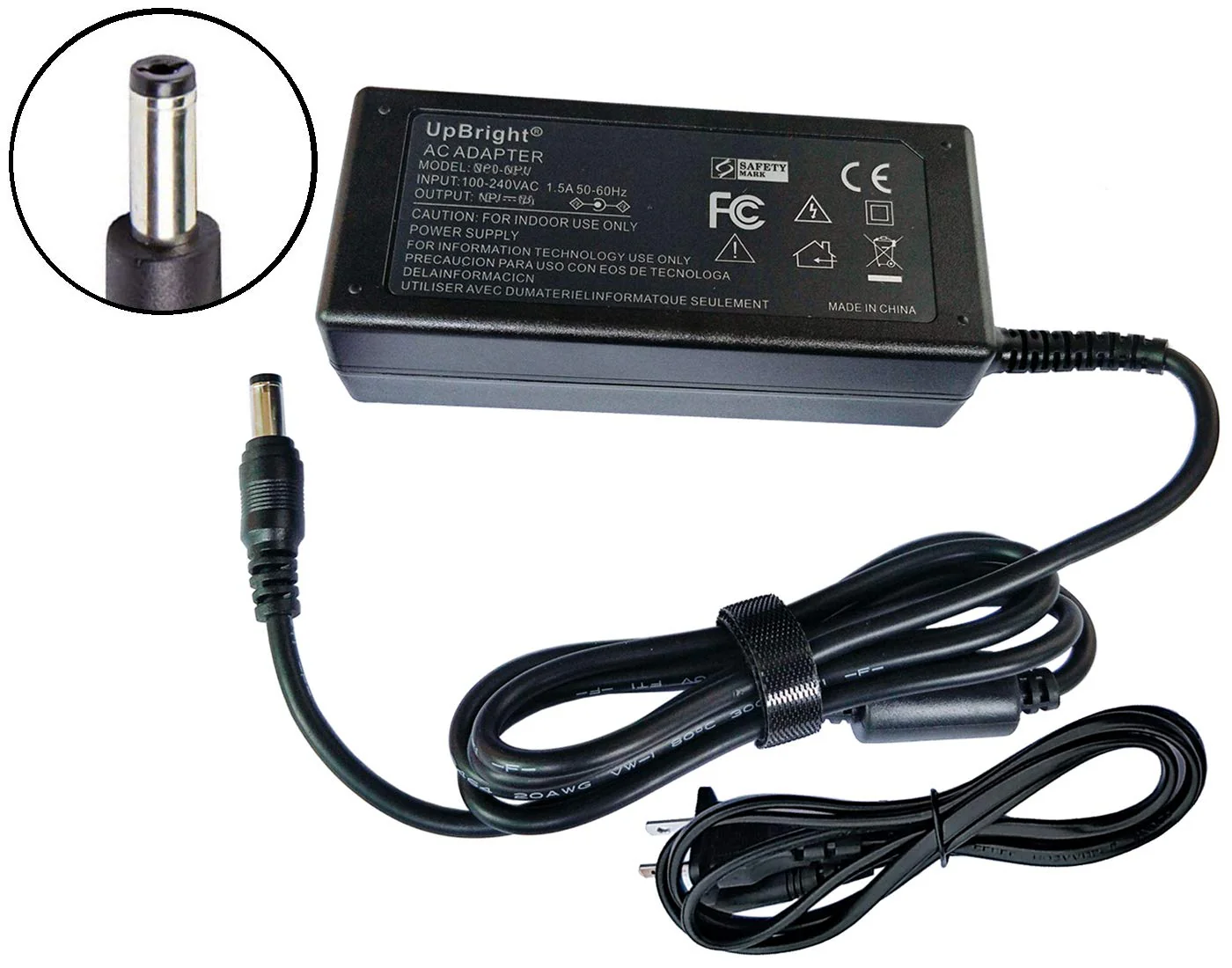 UpBright 30V AC/DC Adapter Compatible with OPI GC900 O.P.I GC 900 LiteBox OPI Lamp LED-58W29V2A LED-1000 PS 1065-300T2B200 PA1065-300T2B200 30sec LED-36W29V2A 29V 30VDC 1.5A 2A Power Supply Charger - Image 7