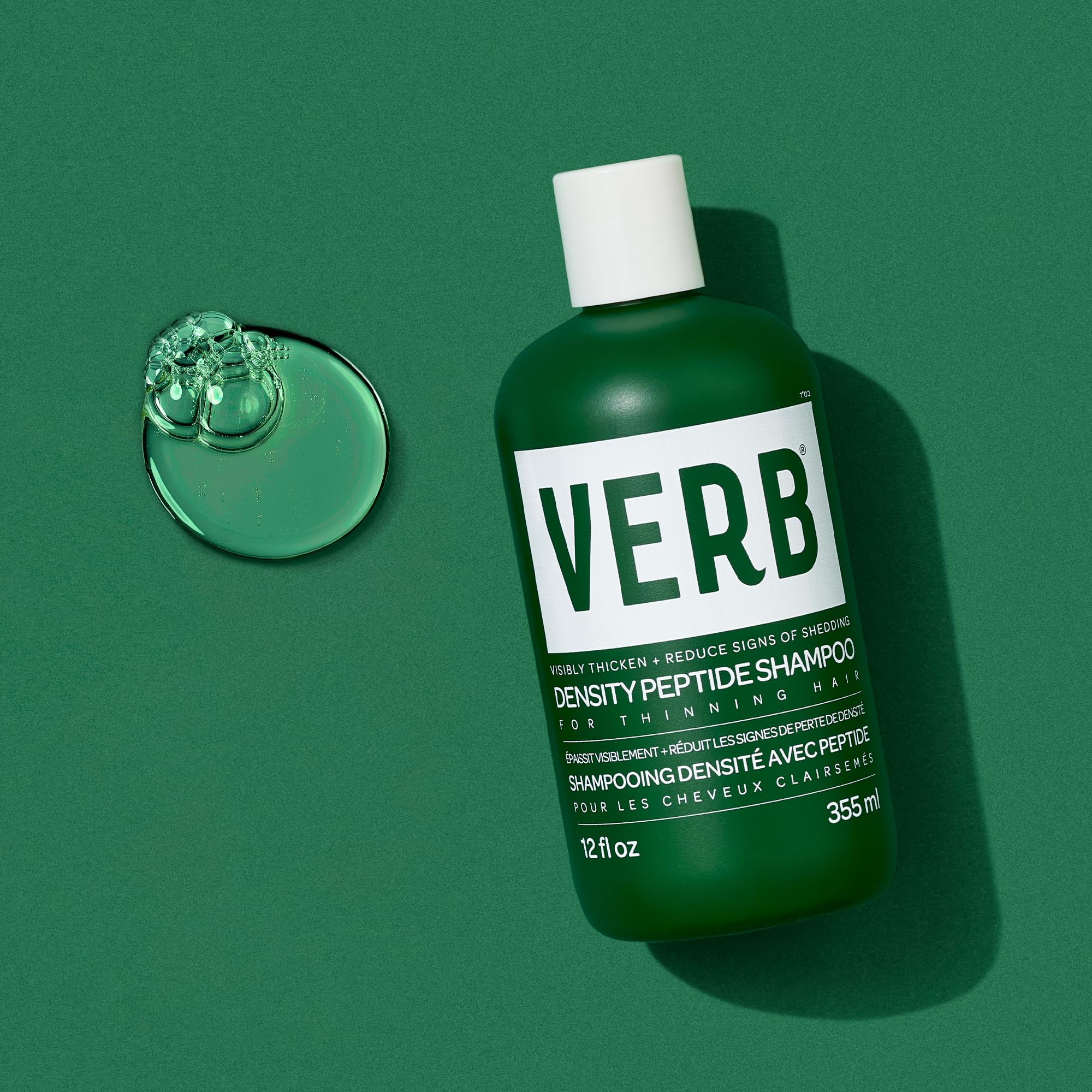 VERB Density Peptide Shampoo 12 fl oz - Visibly Thicken + Reduce Signs of Shedding- No Parabens or Harmful Sulfates - Image 6