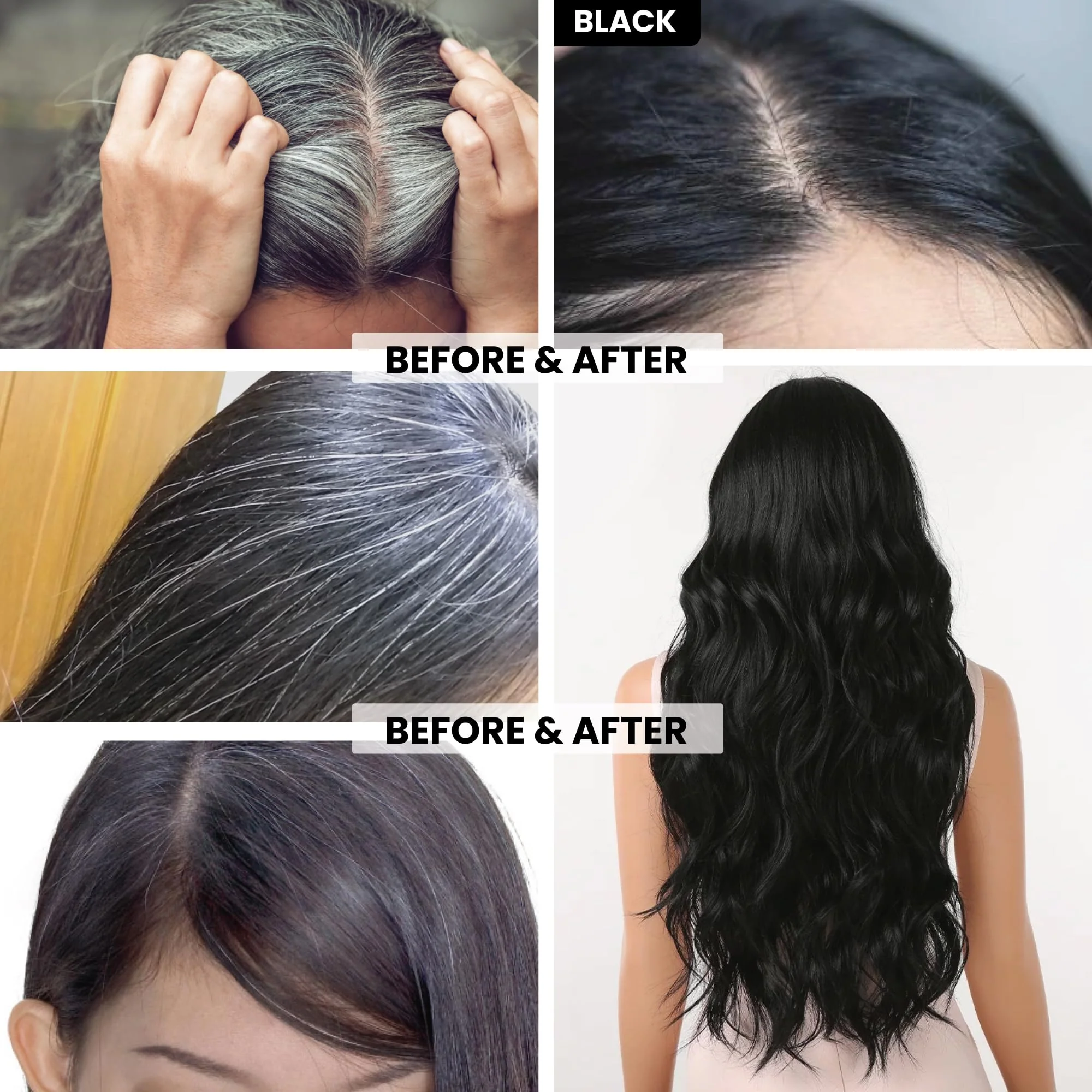 VIP 3 in 1 Hair Color Shampoo (180 ml / 6.08 fl oz) - Image 5