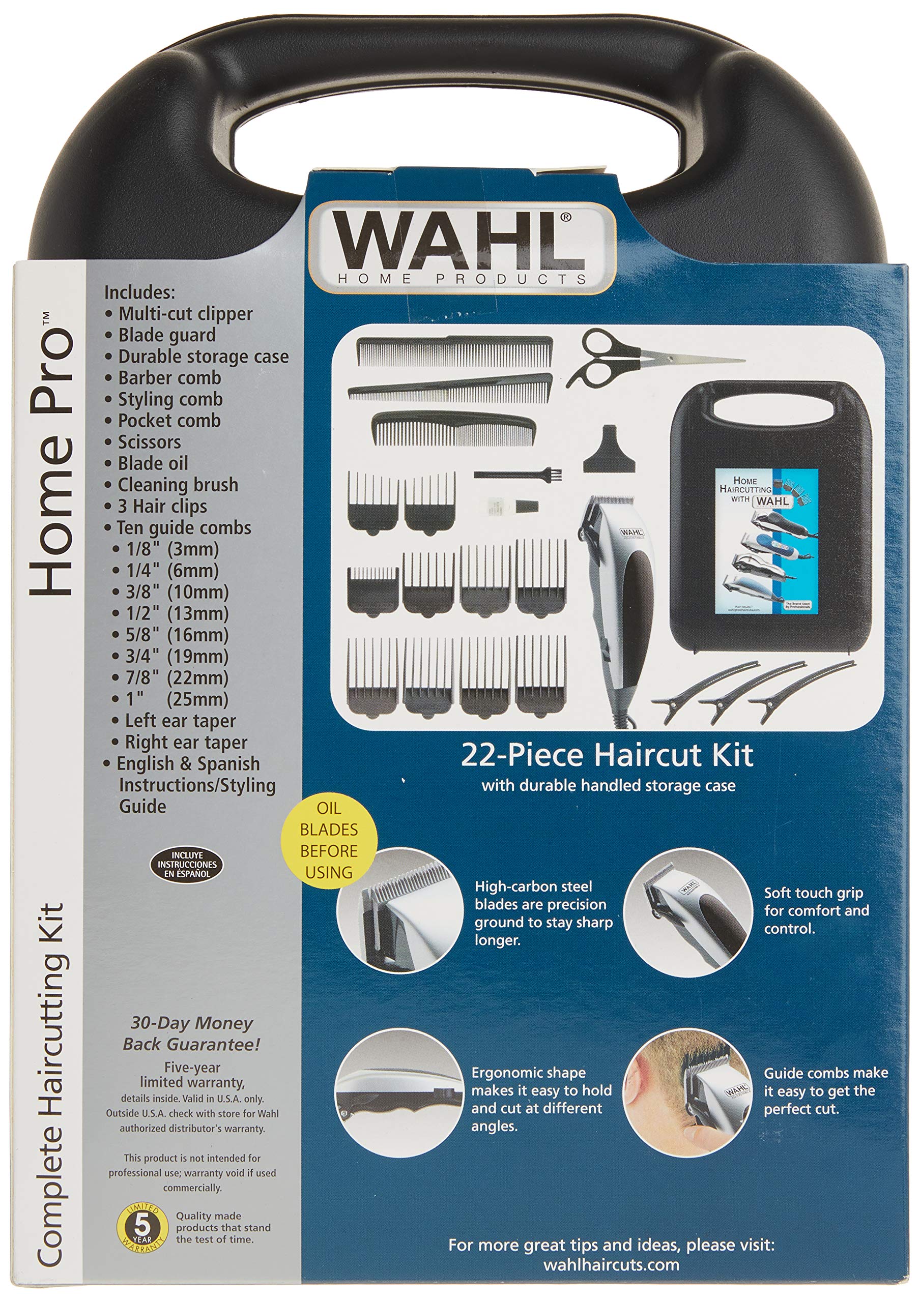 Wahl 9243-004N HomePro 22-Piece Complete Haircut Kit - Image 4
