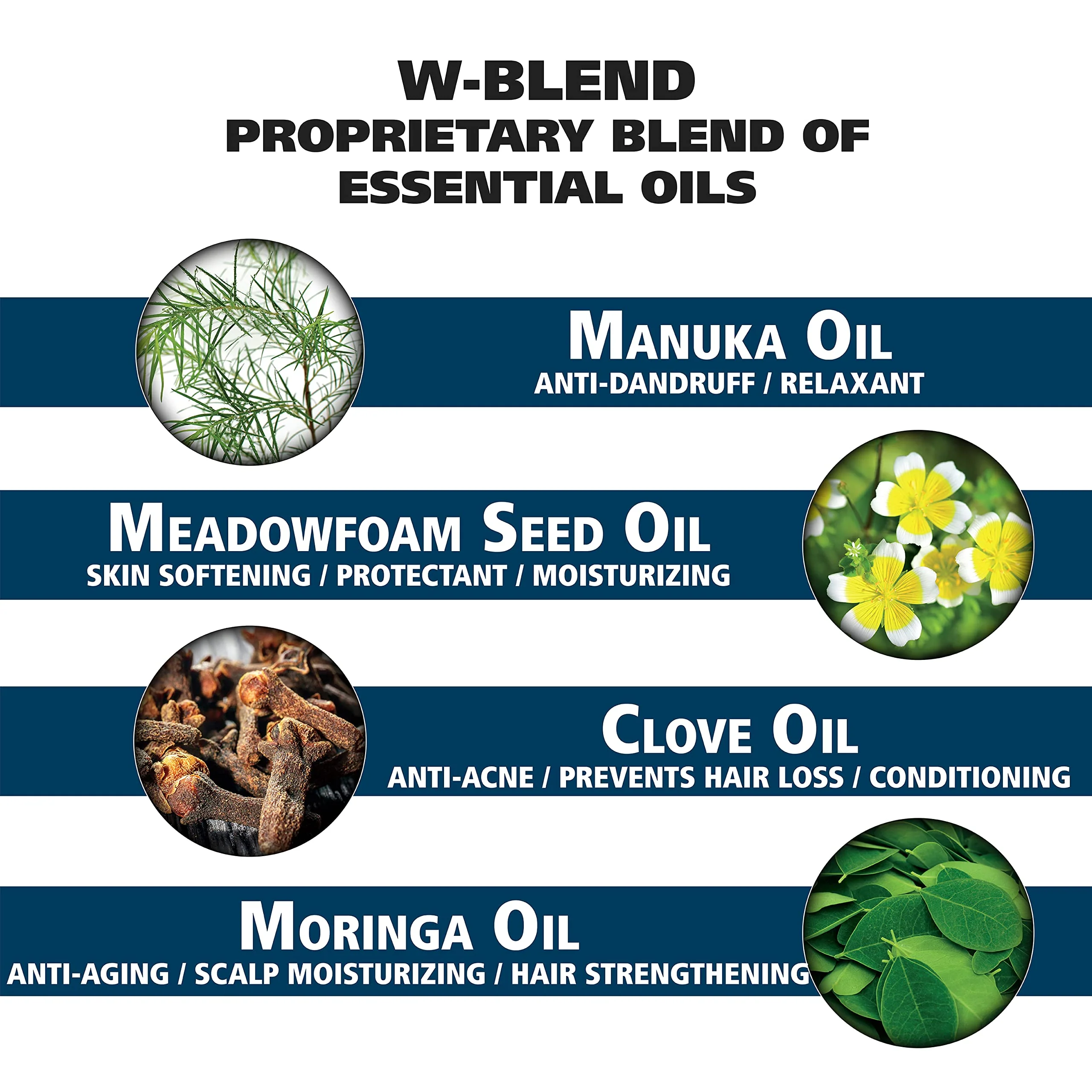 Wahl Beard Wash Face Exfoliator with Essential Oils - Manuka, Meadowfoam, Clove, Moringa - Model 805601 - Image 3