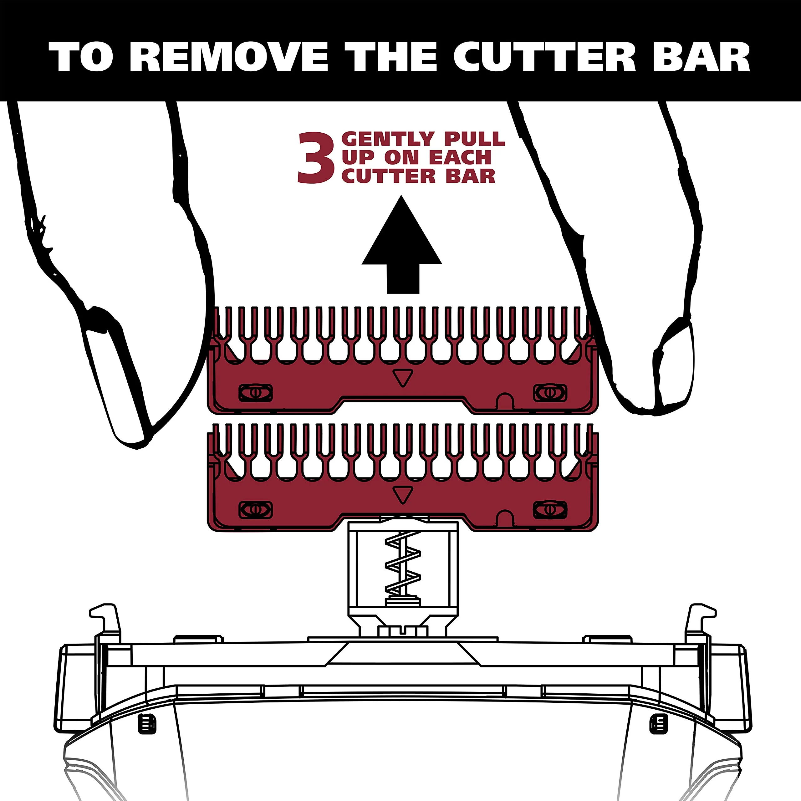 Wahl Black Chrome Smart Shave Replacement Foils, Cutters and Head for 7061 Series - Model 7045-700 - Image 5
