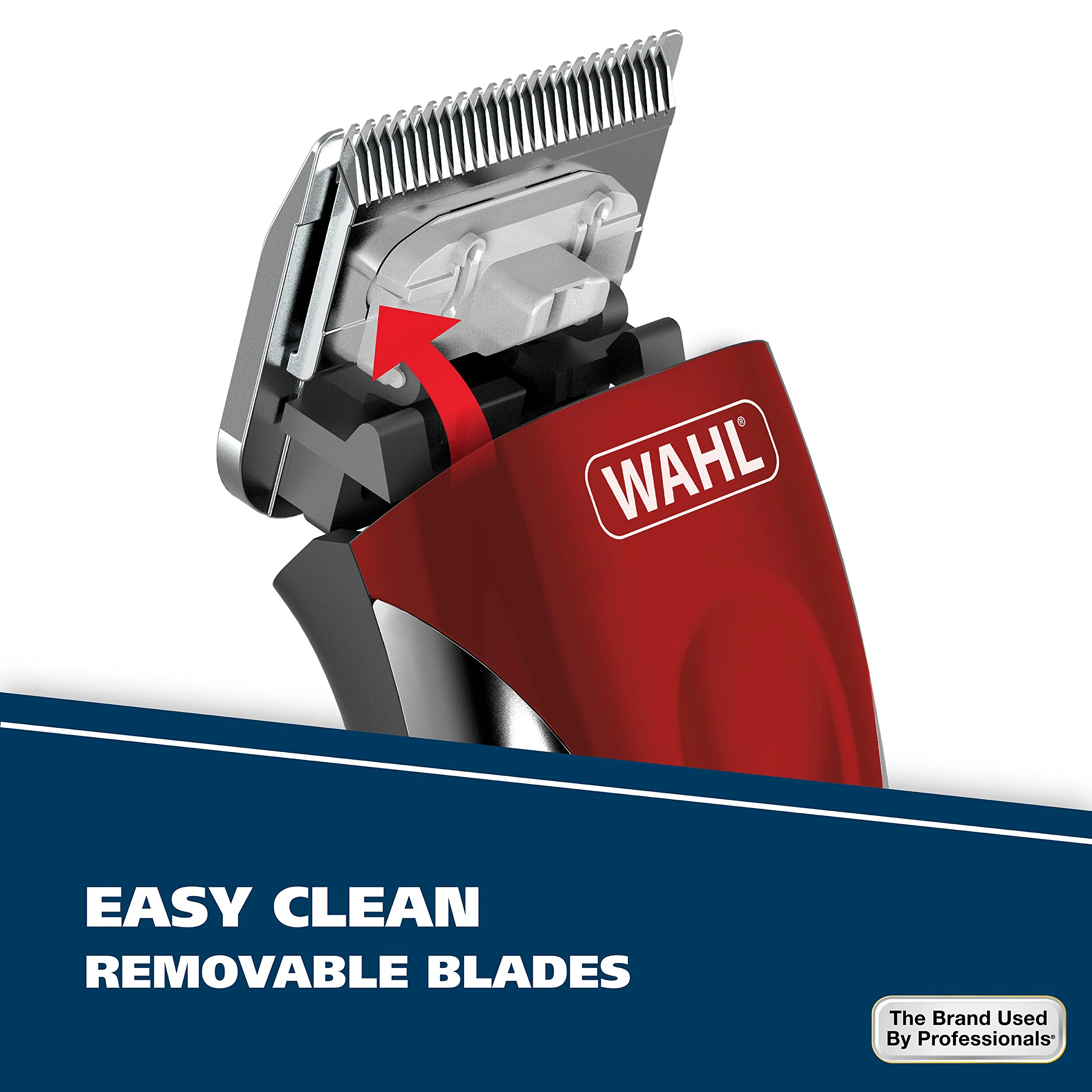 Wahl Clipper Compact Multi-Purpose Haircut, Beard, & Body Grooming Hair Clipper & Trimmer with Extreme Power & Easy Clean Blades - Model 79607 - Image 6
