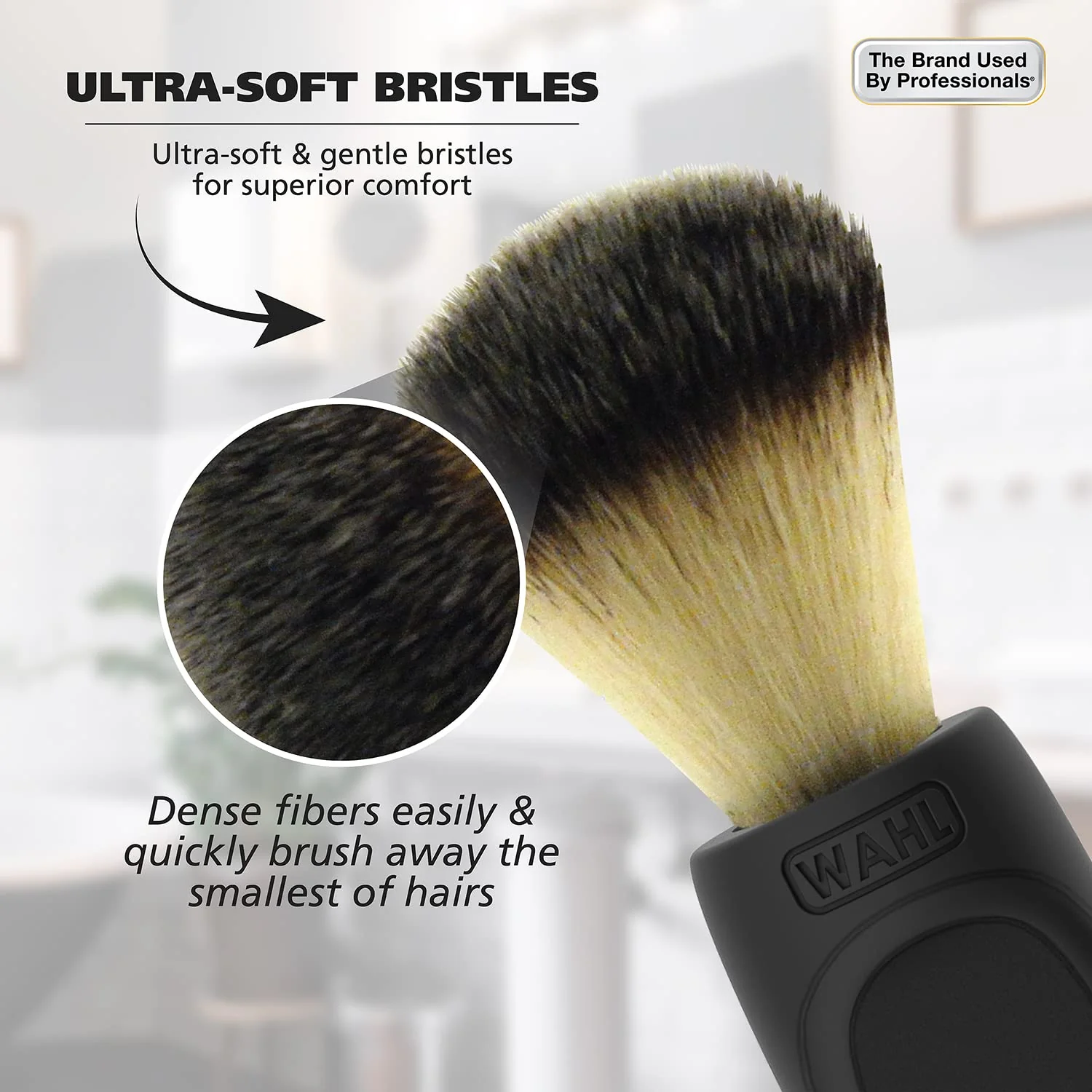 Wahl Clipper Neck Duster Brush for Removing Excess Hair During Hair Cutting, Beard Trimming, and Shaving at Home - 3512 - Image 4
