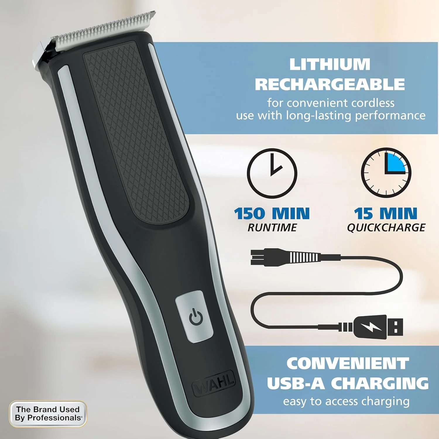 Wahl Clipper Self-Haircut Pro Lithium Ion Cordless Hair Clippers, Easy to Use Self Haircutting Kit Designed for DIY Haircuts – Model 3026122 - Image 2