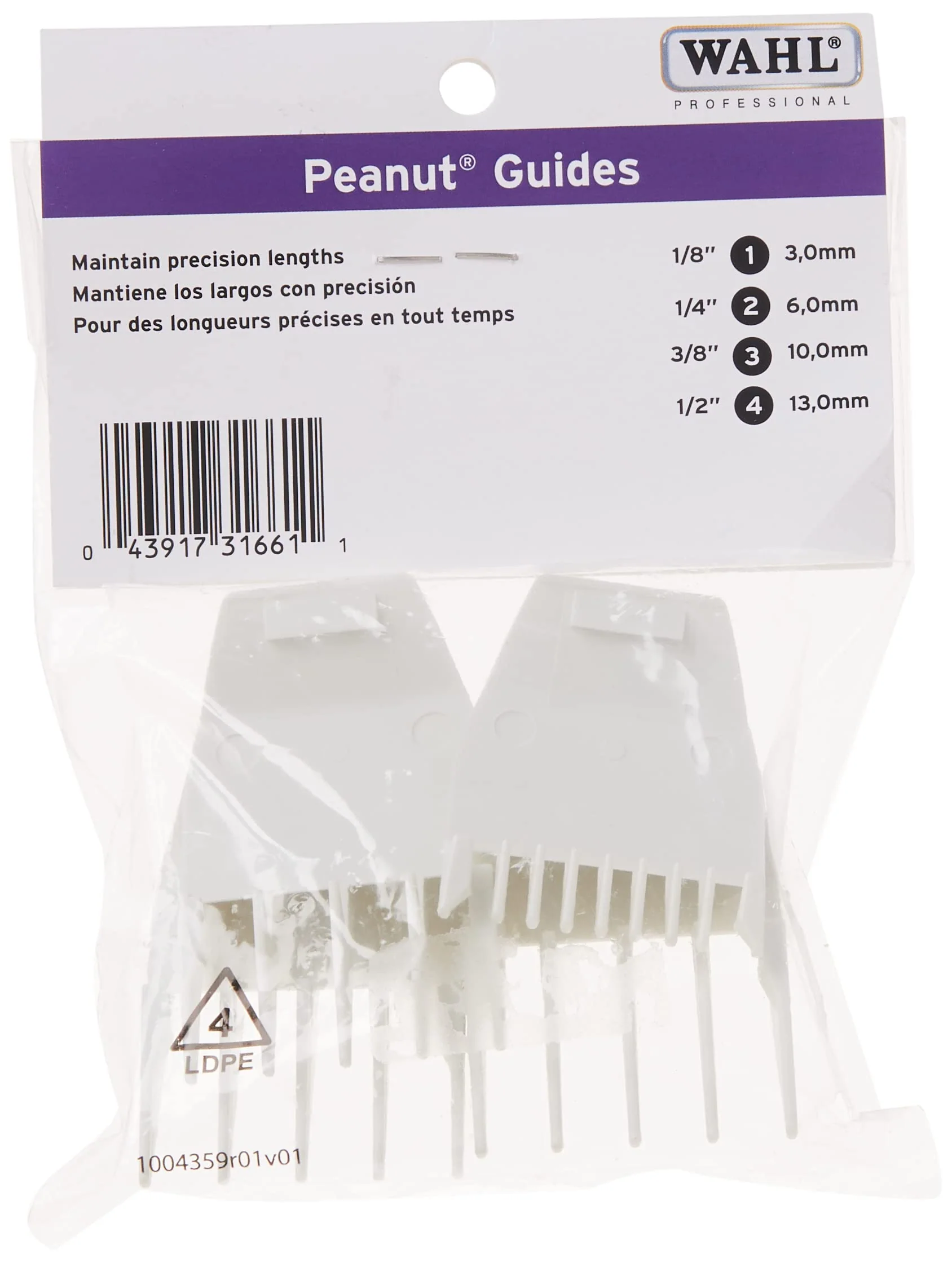 WAHL Comb Set for Peanut Trimmer, White - Image 5