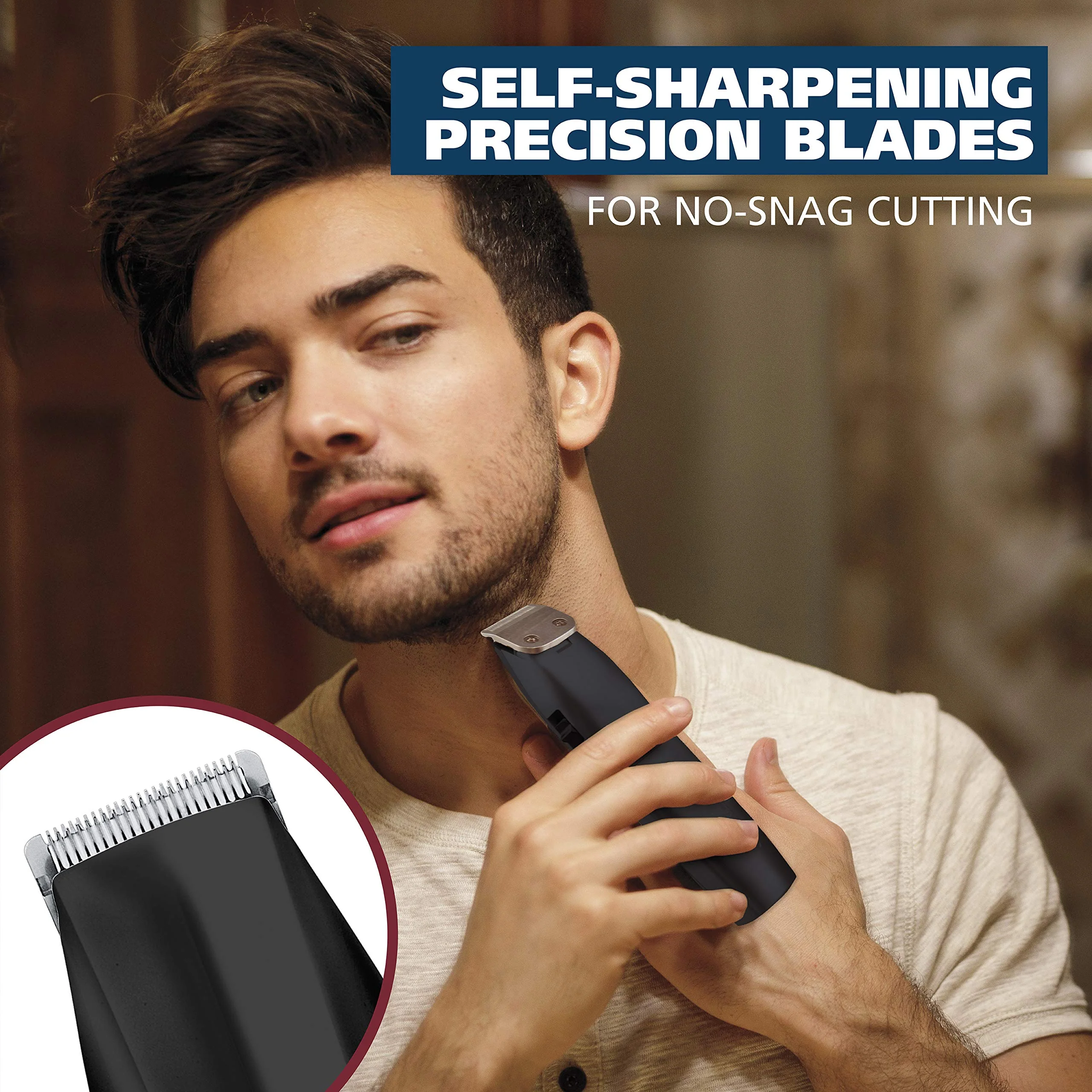 Wahl Cordless Beard Trimmer w/Ear/Nose/Brow Trimmer - Image 2