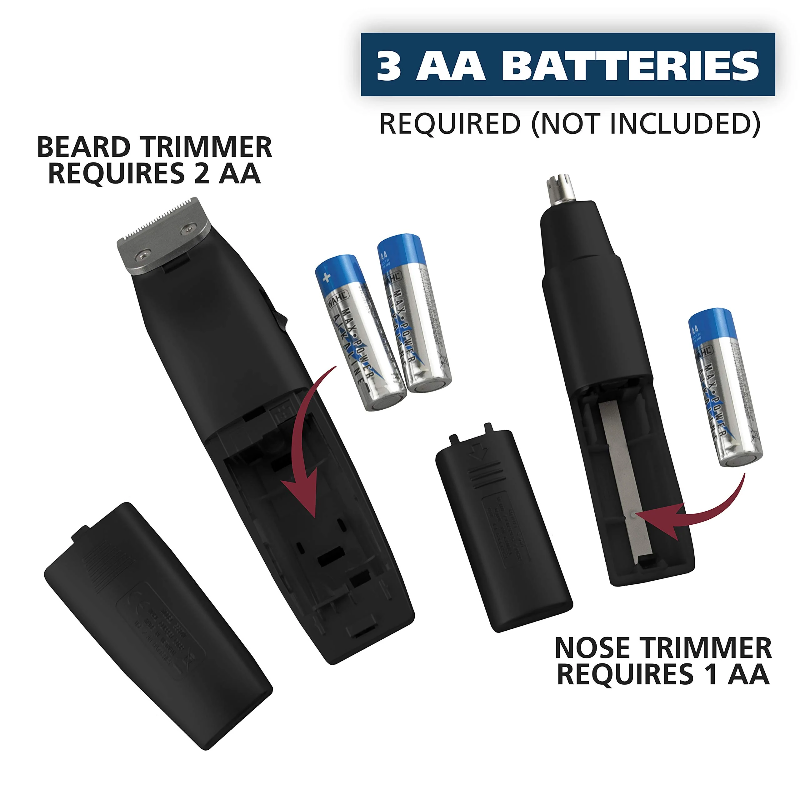 Wahl Cordless Beard Trimmer w/Ear/Nose/Brow Trimmer - Image 7