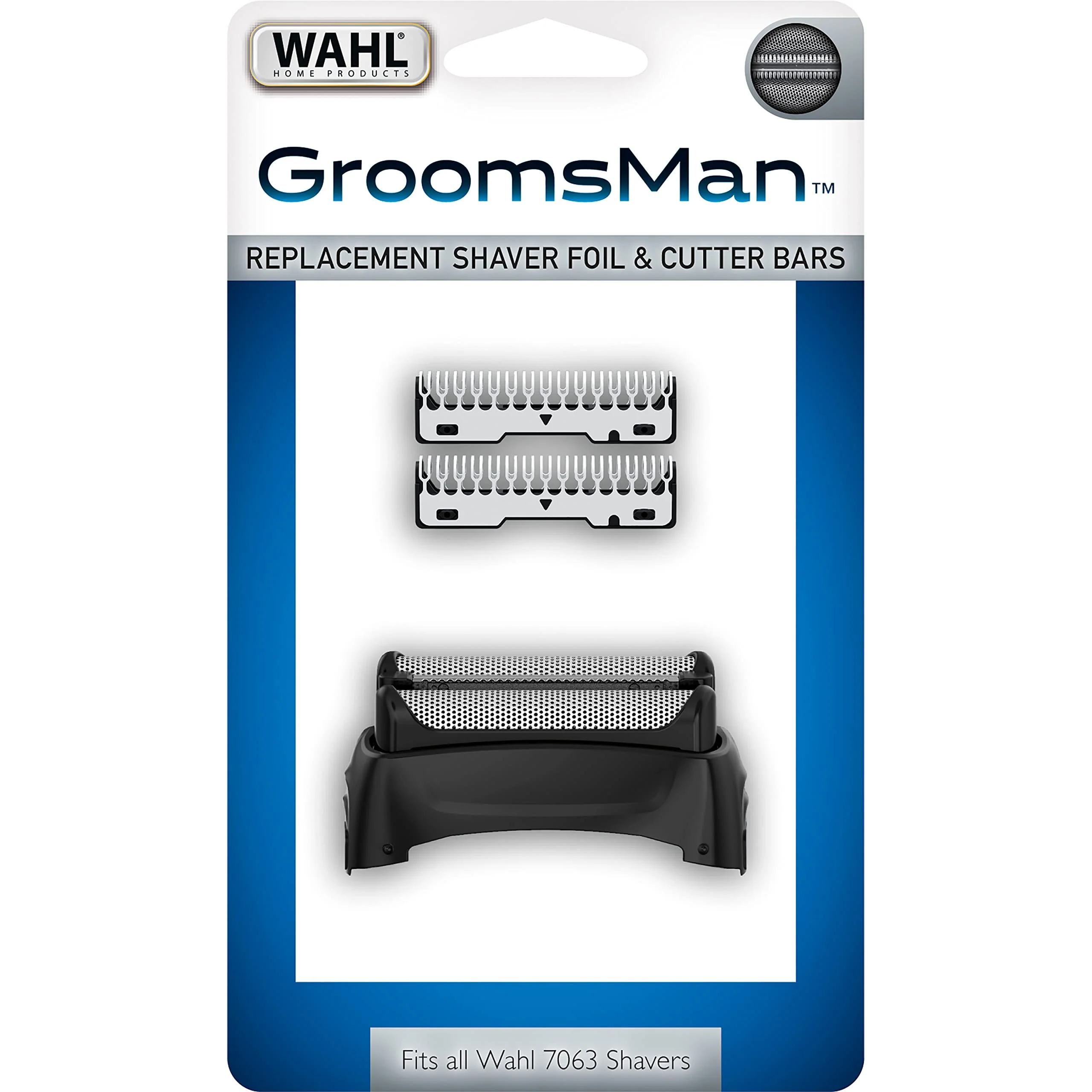Wahl Groomsman Shaver Replacement Cutters and Head for 7063 Series, Black - Model 7046 - Image 8